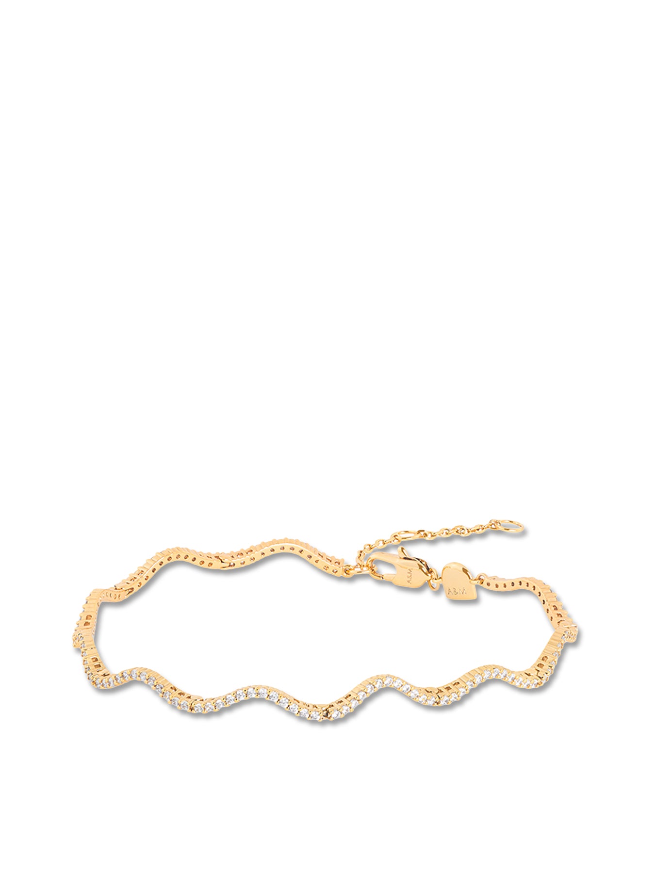 Ripple Tennis Bracelet Gold