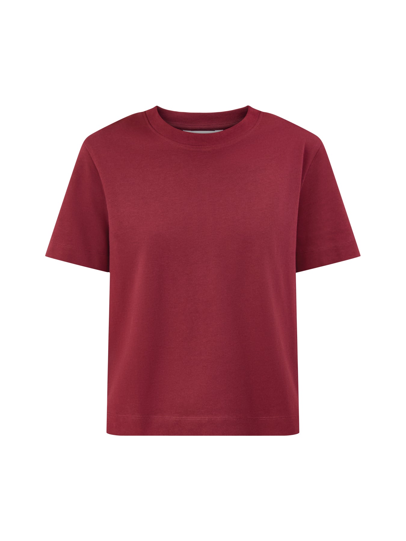 Selected Femme Essential Boxy T-Shirt Tawny Port