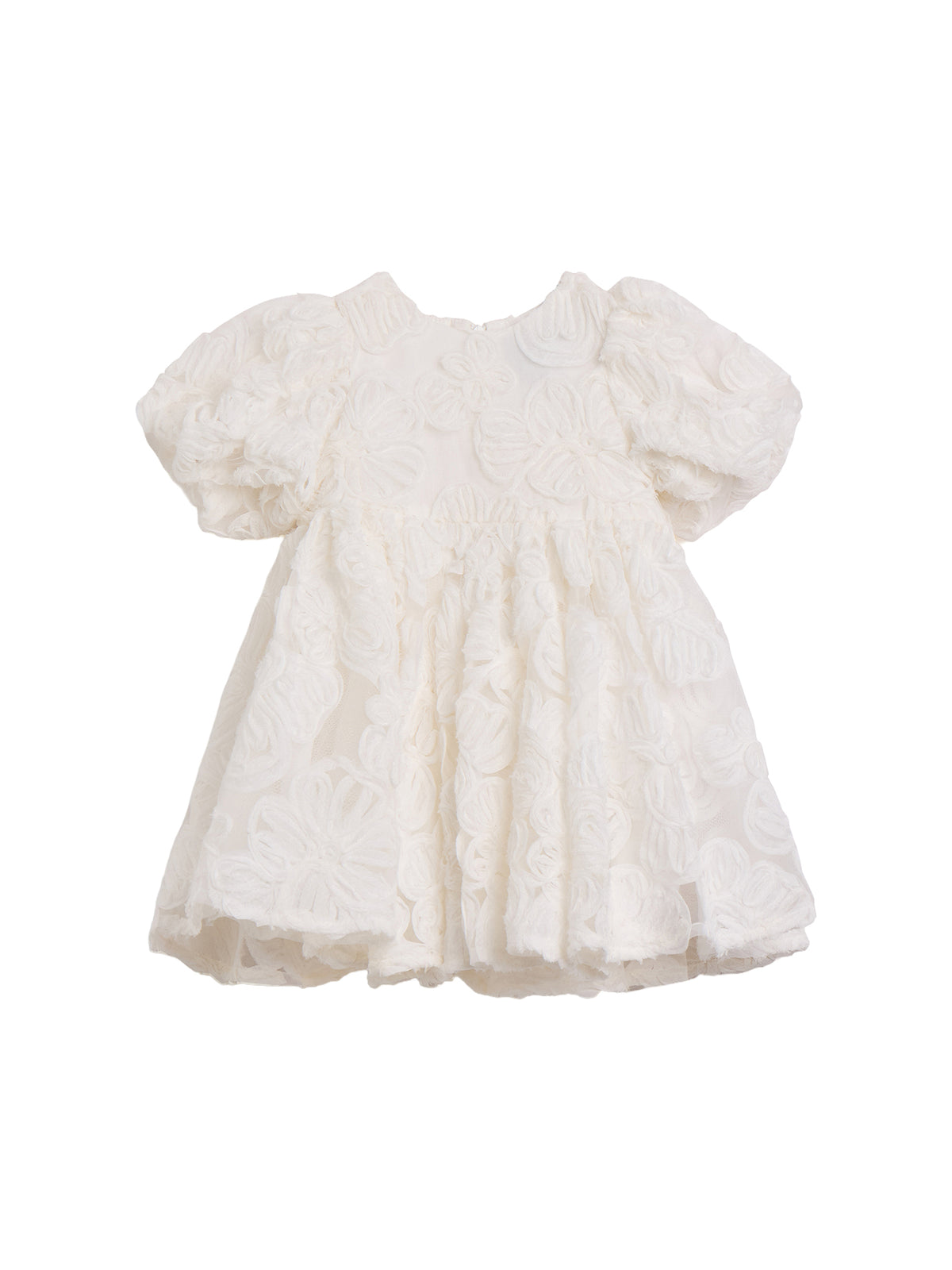 Baby Juliet Organza Mini Dress White