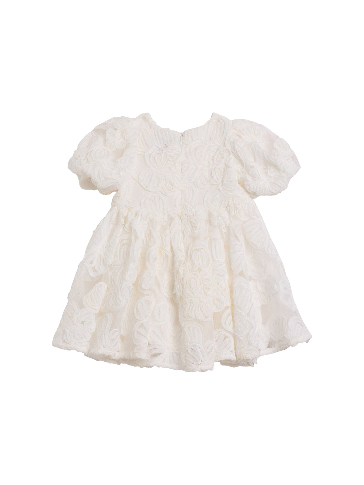 Baby Juliet Organza Mini Dress White
