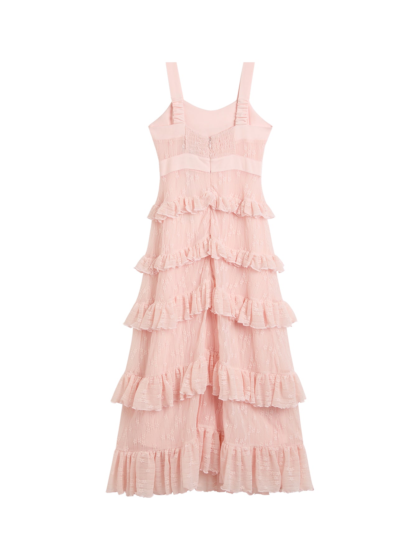 Kids' Alicia Tiered Maxi Dress Pink