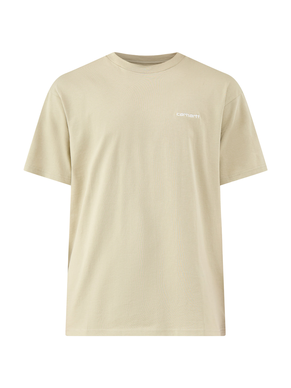 Script Embroidery T-Shirt Green