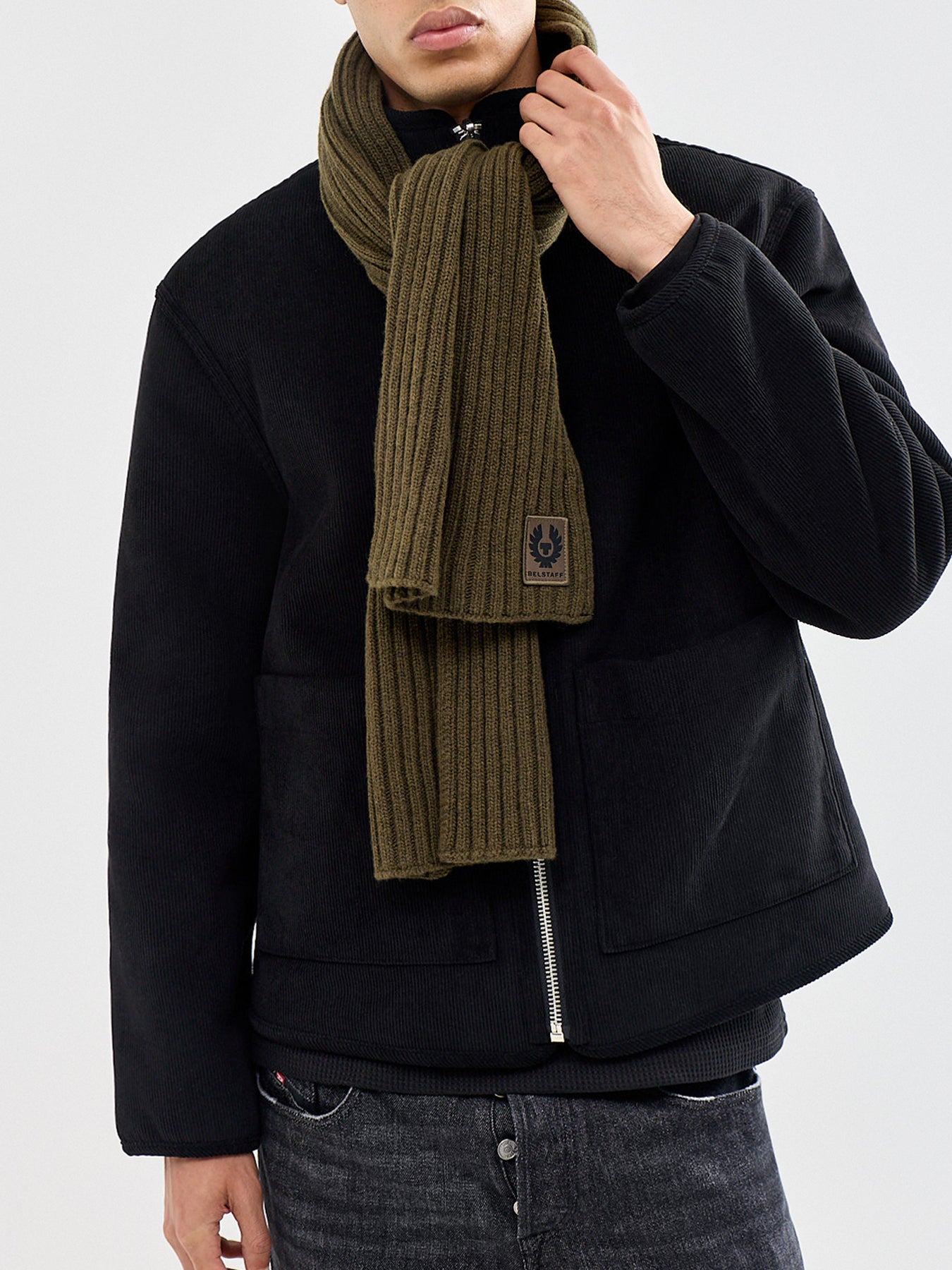 Watch Scarf Khaki