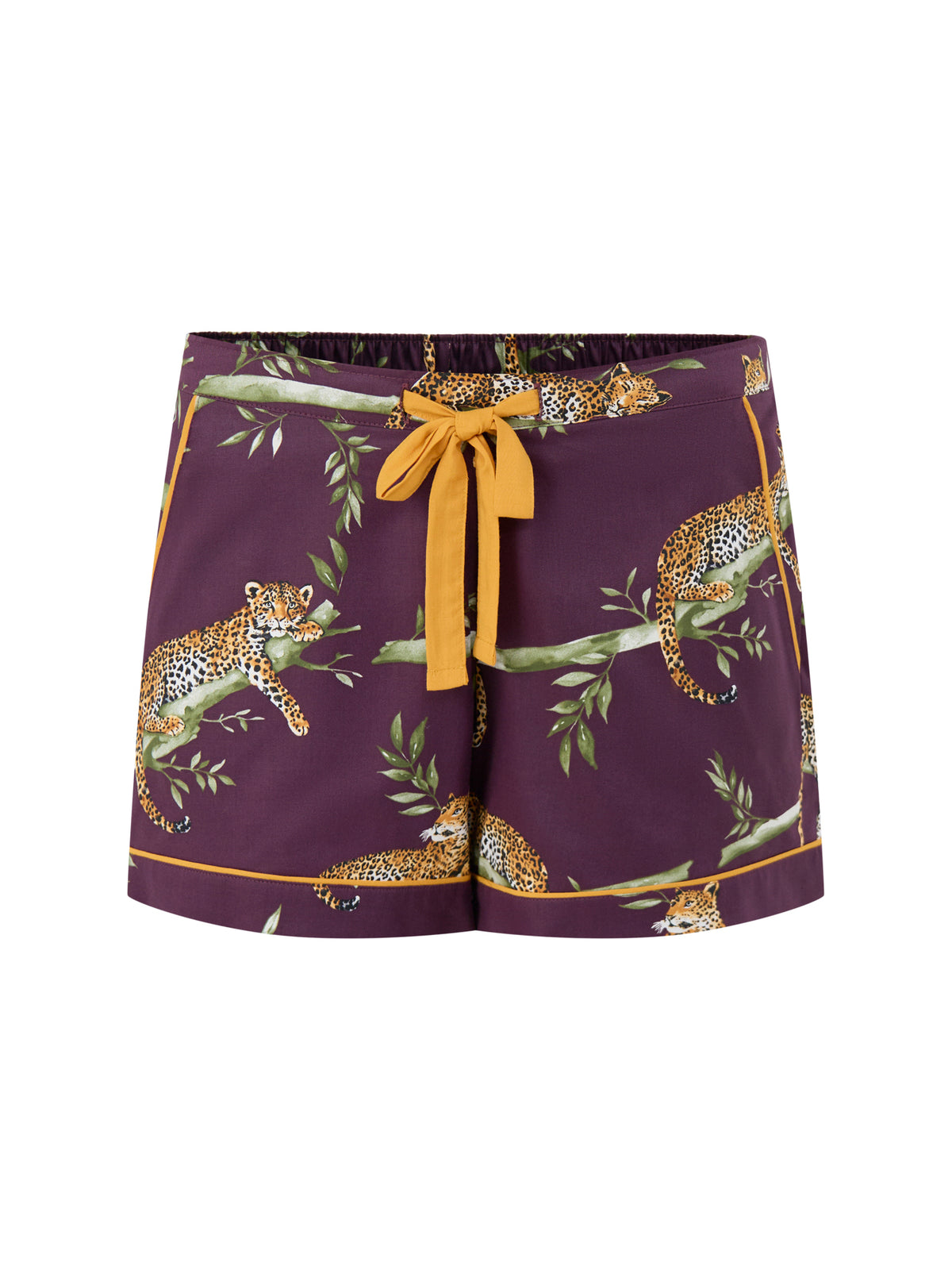 Leopard Print Pyjama Shorts