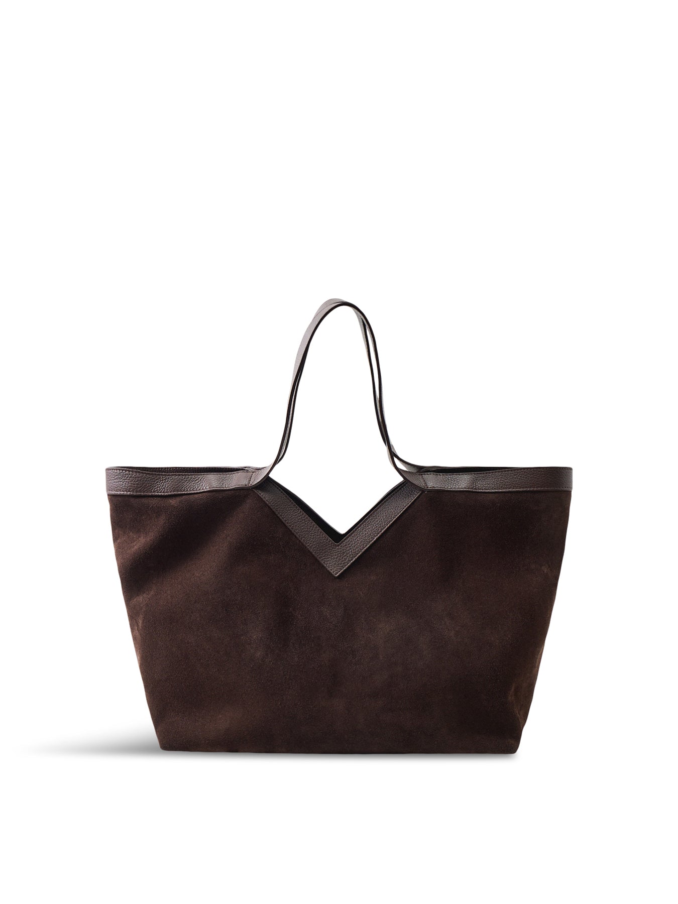 Vieras Suede Tote Bag Brown
