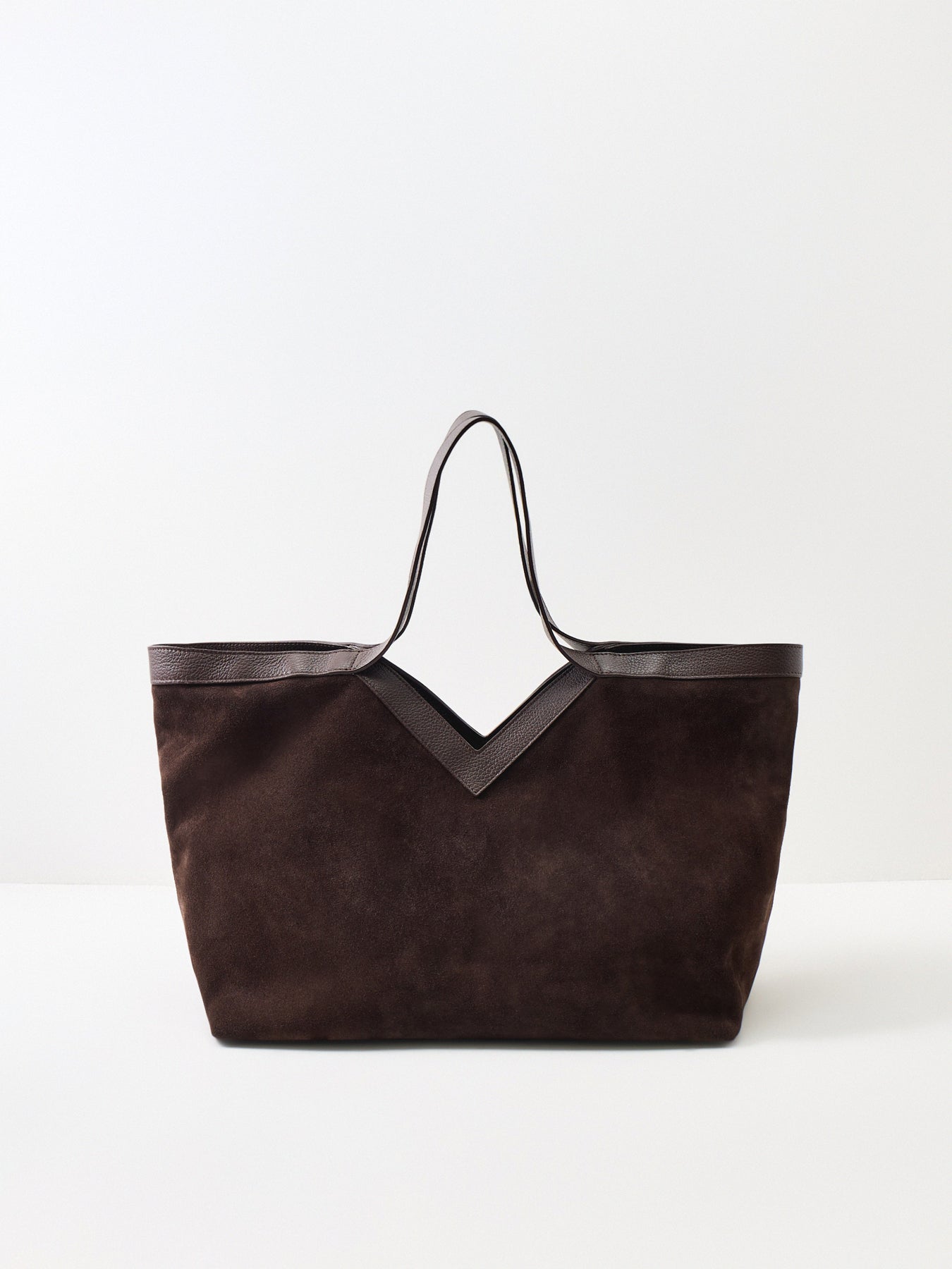 Vieras Suede Tote Bag Brown