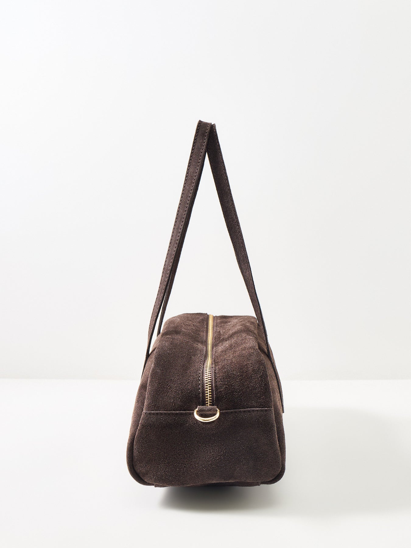 Manny Suede Tote Bag Brown
