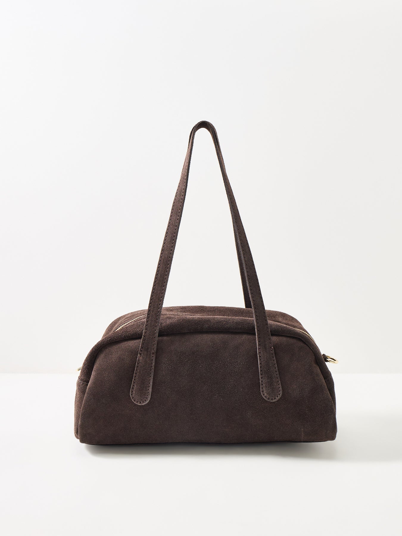 Manny Suede Tote Bag Brown