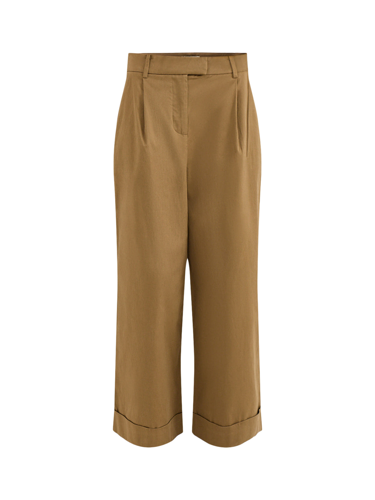Norfolk Cotton-Blend Trousers Brown