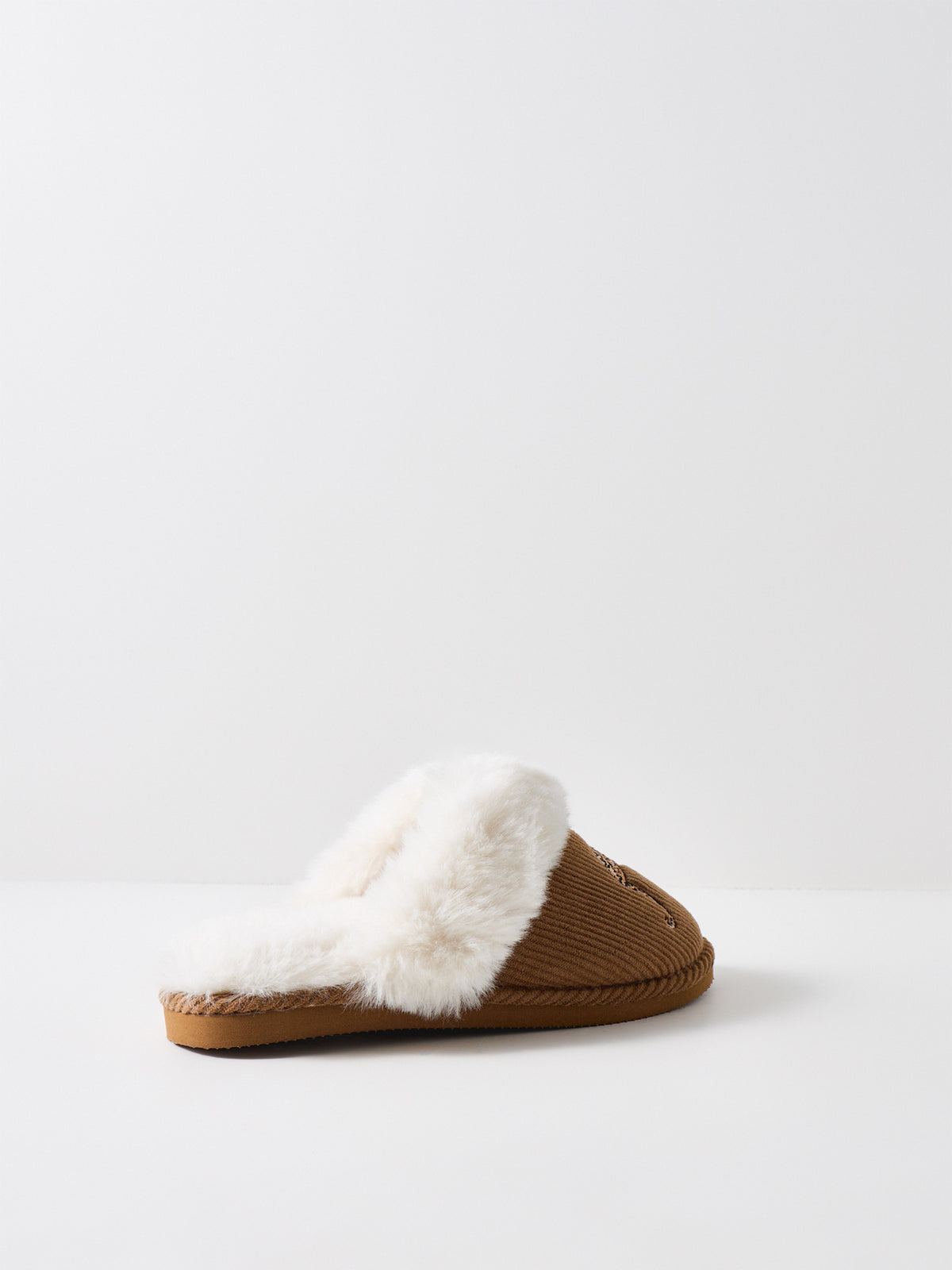 Sleeping Leopard Slippers - Brown