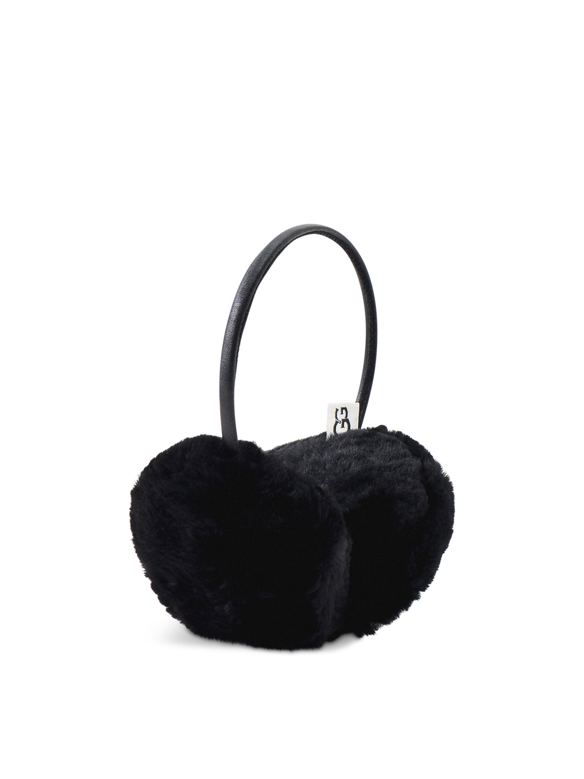 Sheepskin Slim Band Earmuffs - Black