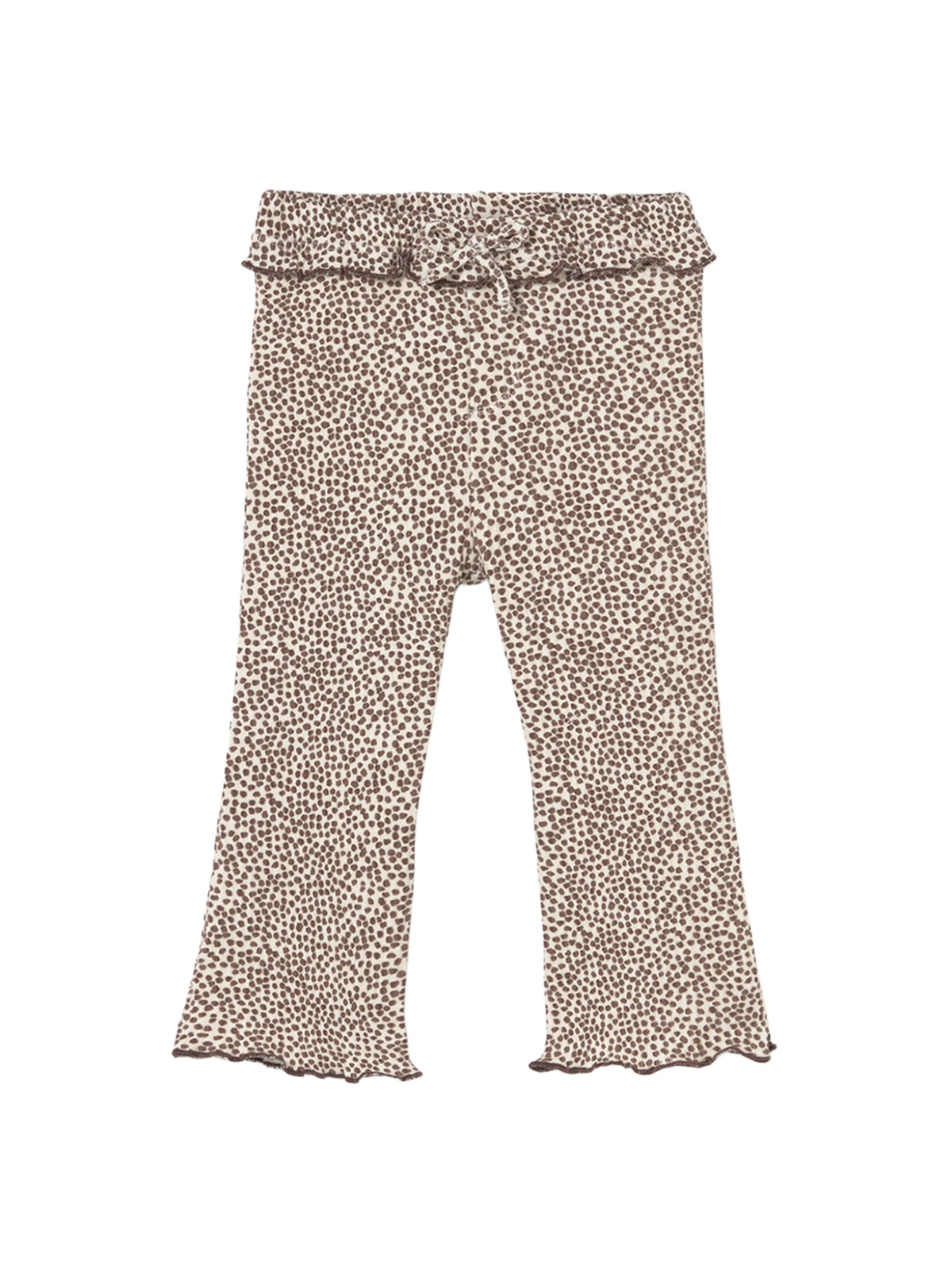 Baby's Cotton Ribbed Flared Leggings