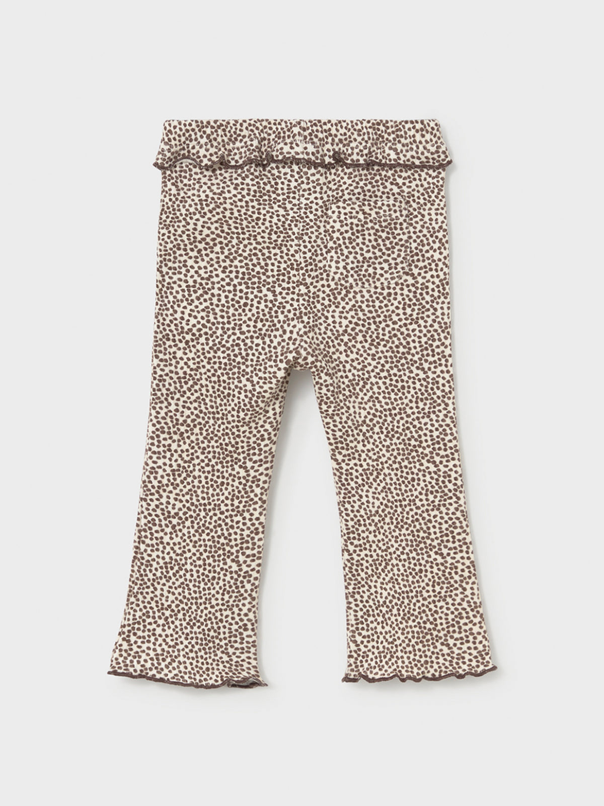 Baby's Cotton Ribbed Flared Leggings
