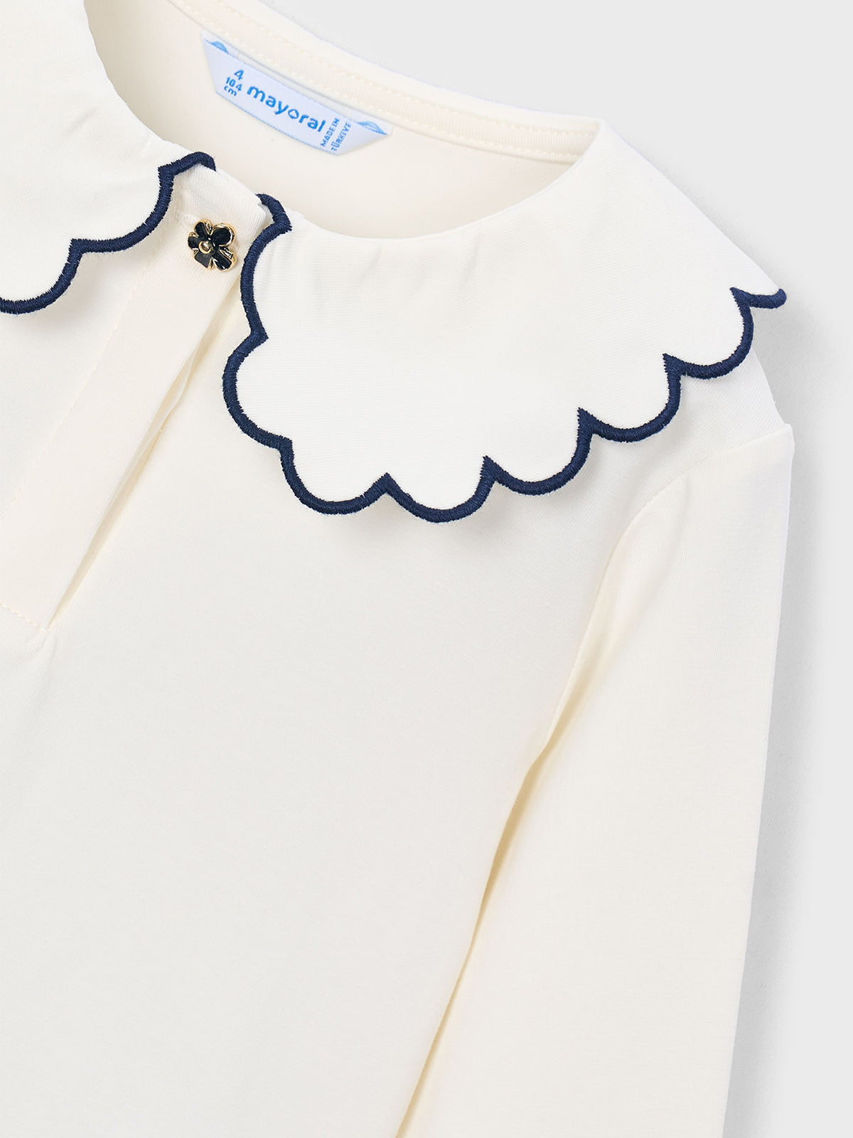 Kids' Polo Top Cream