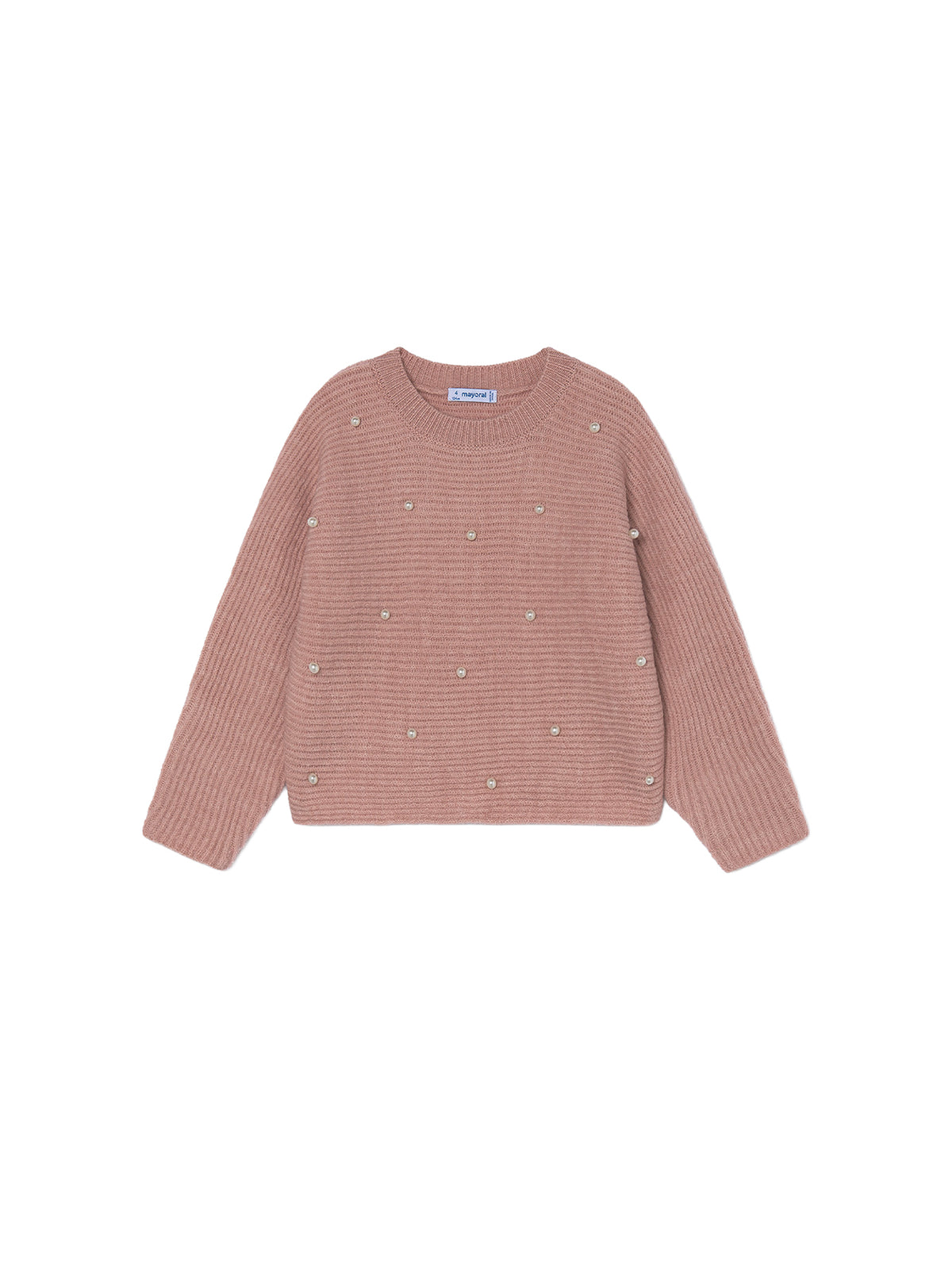 Kids’ Wool Blend Pearl Knit Sweater