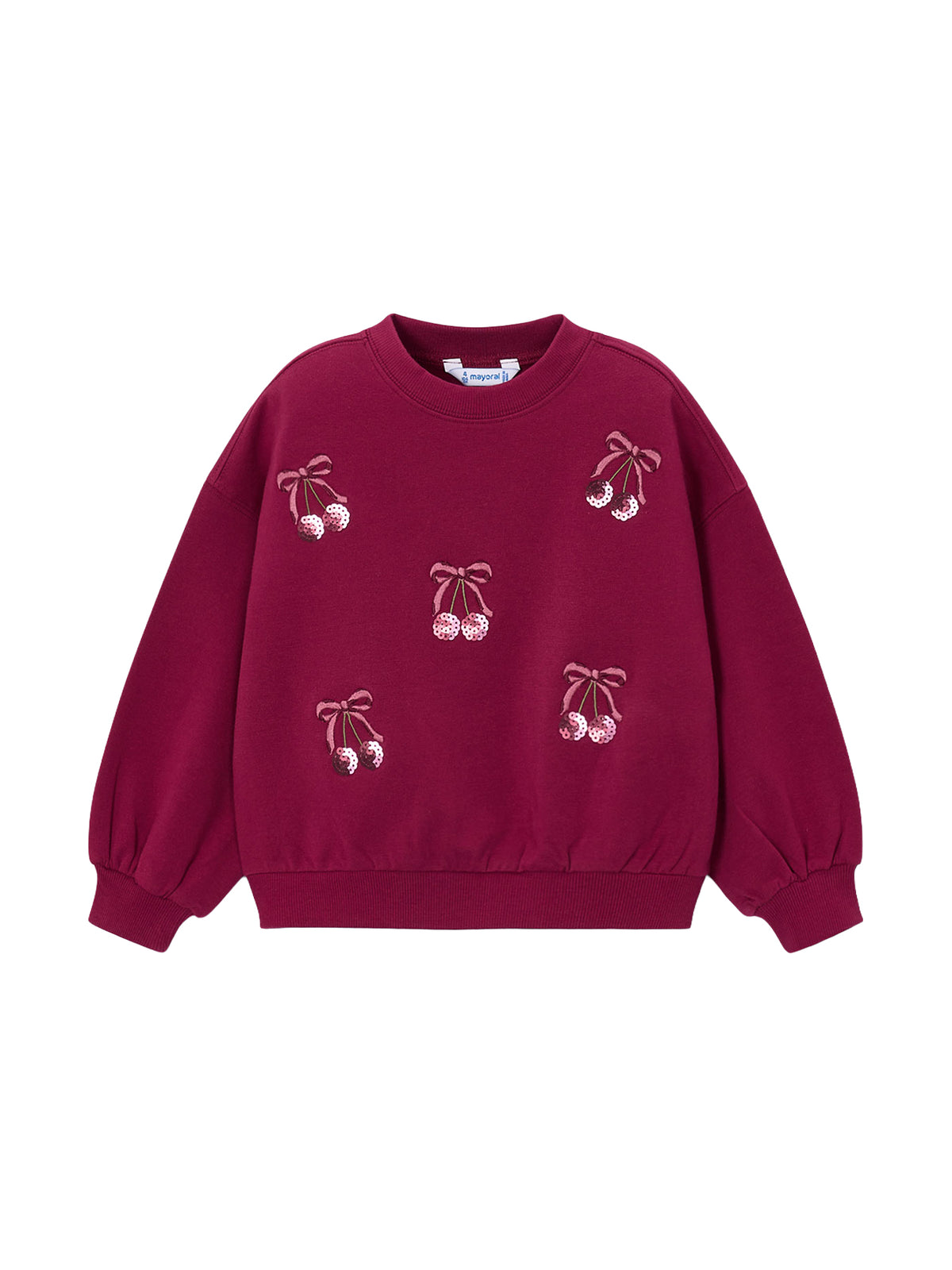 Kids' Embroidered Sweatshirt Pink