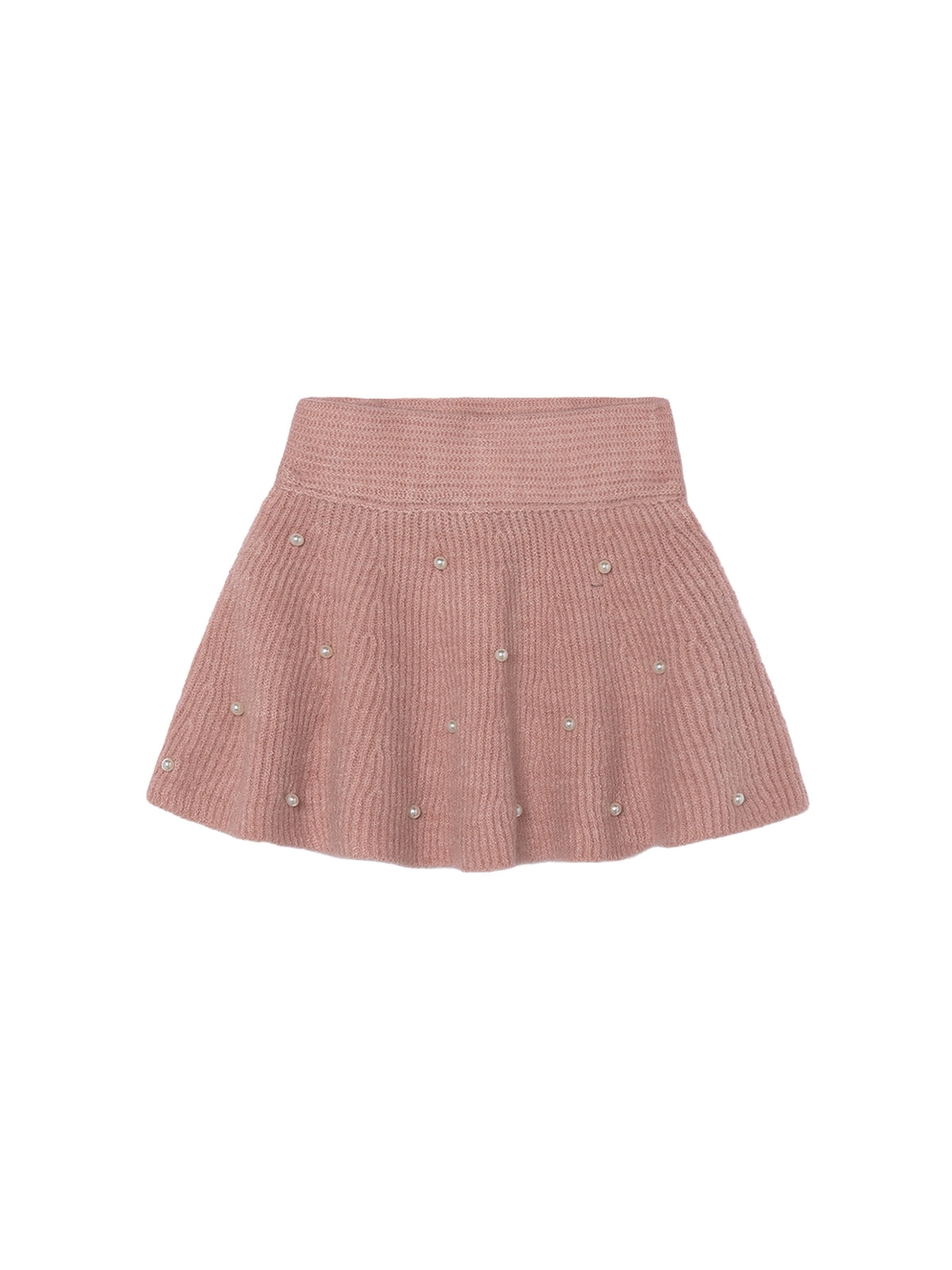 Kids' Wool Blend Pearl Knit Skirt
