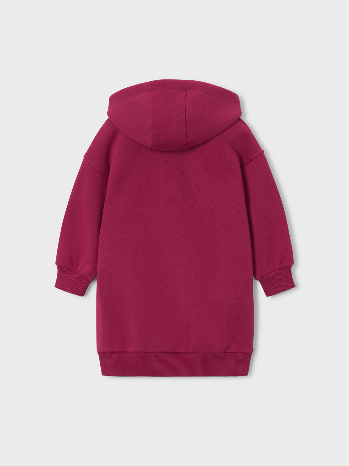 Kids' Hooded Sweat Dress Pink