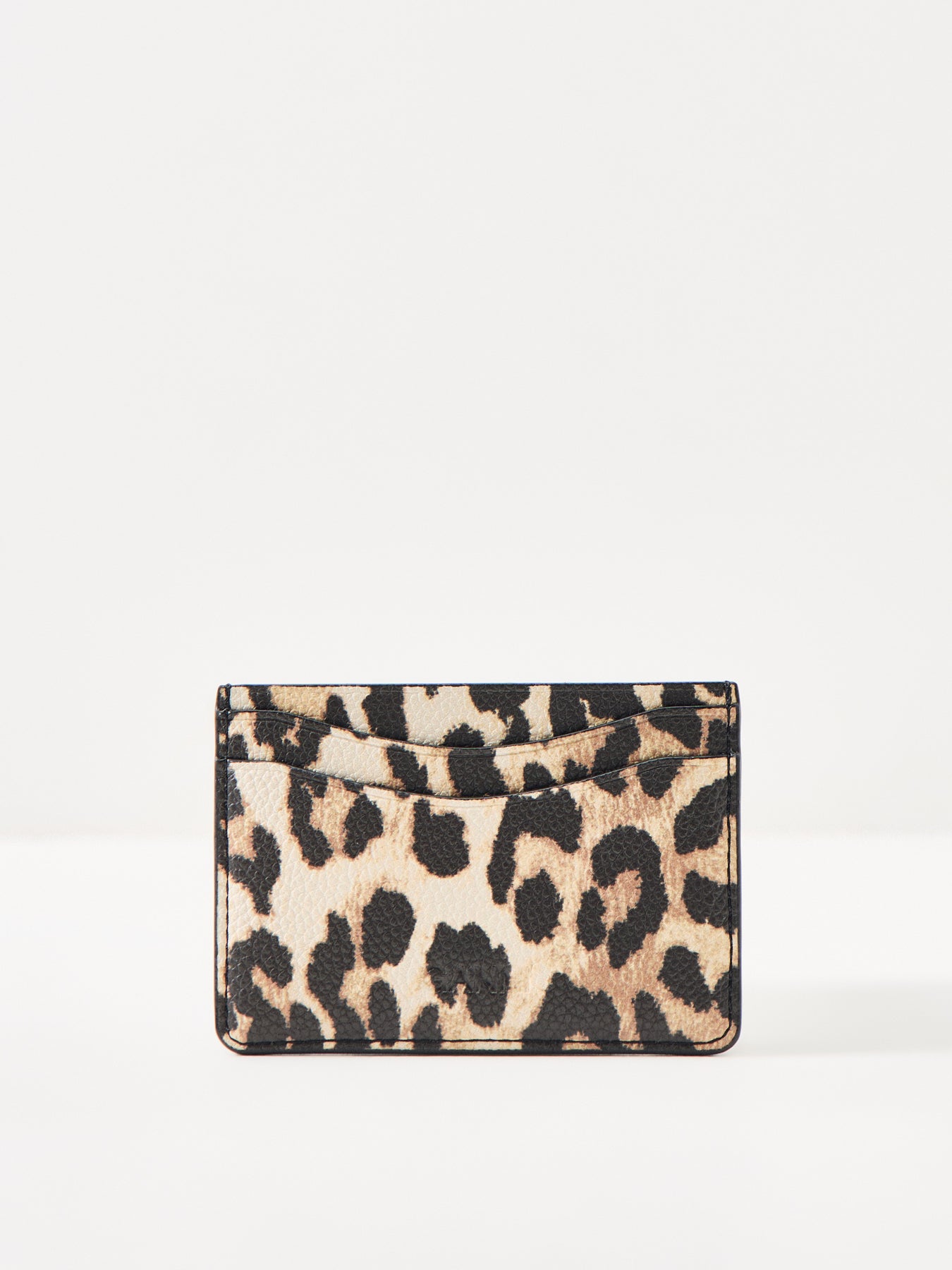 Bou Card Holder Printed Grained Cream