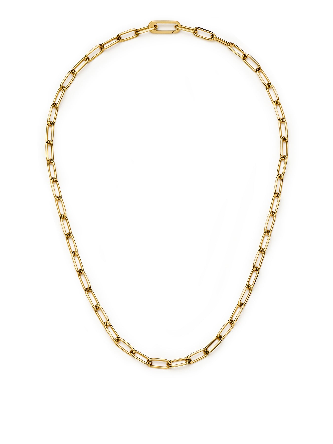 Missoma Classic Paperclip Chain Necklace Gold
