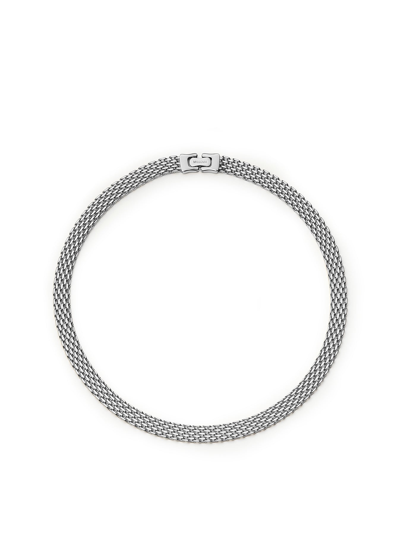 Missoma Heirloom Chain Choker Necklace Silver