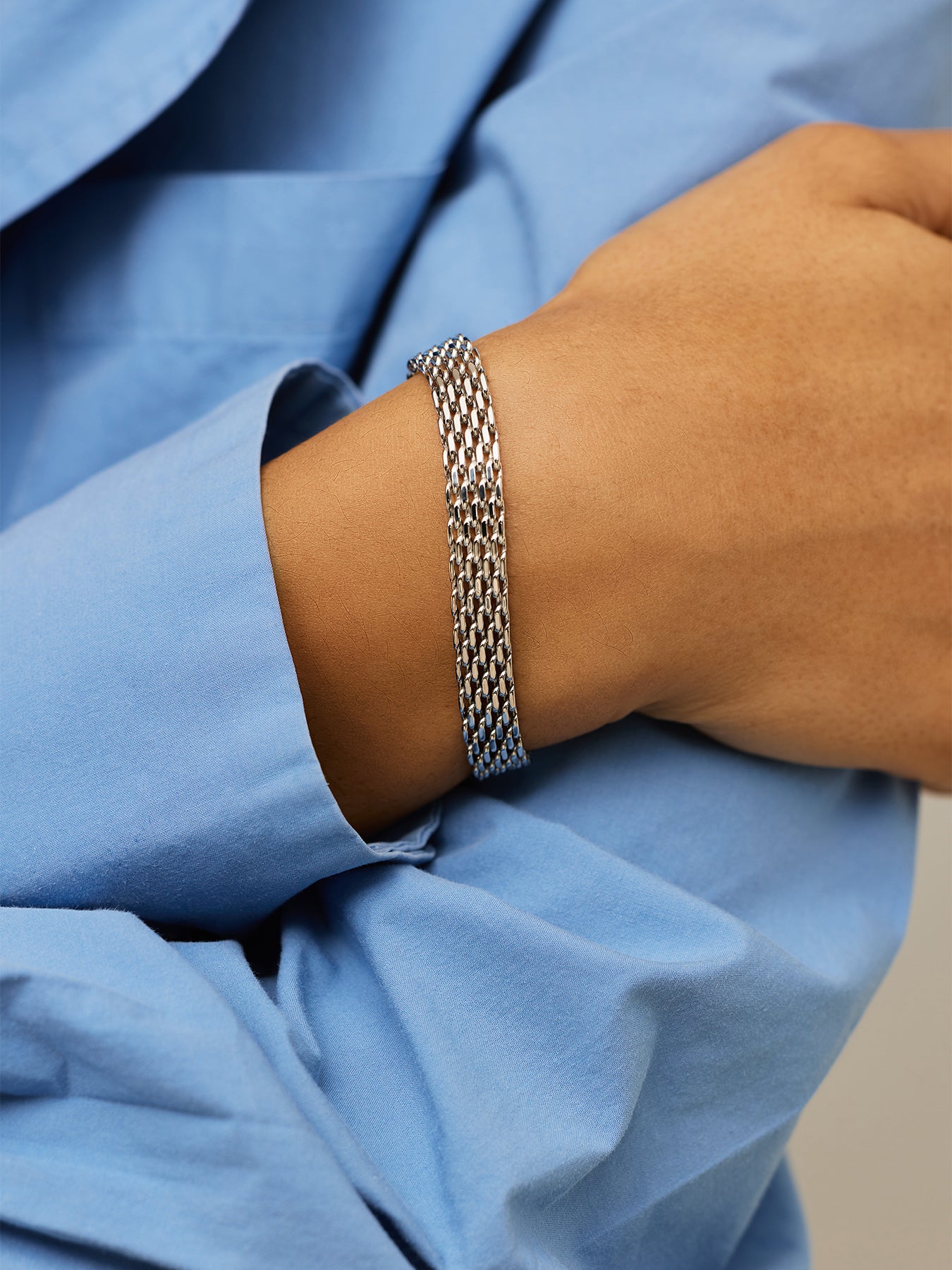 Missoma Heirloom Chain Bracelet Silver