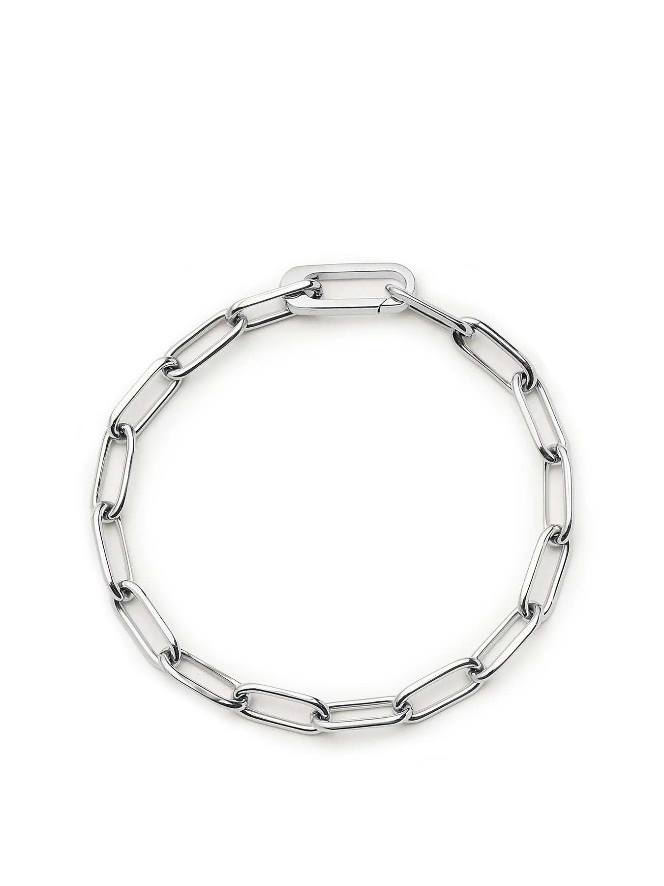 Missoma Mini Paperclip Chain Bracelet Silver