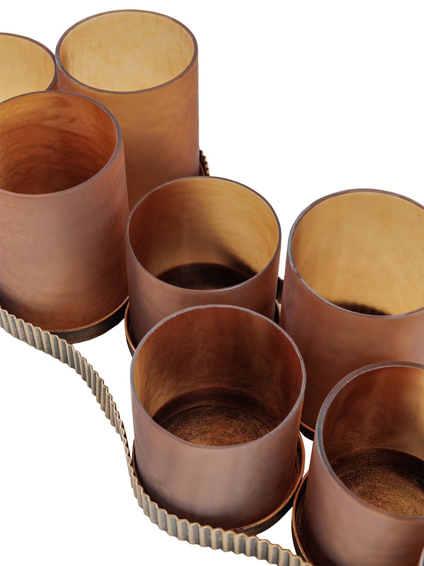 Belvedere 9 Light Candle Holder Gold