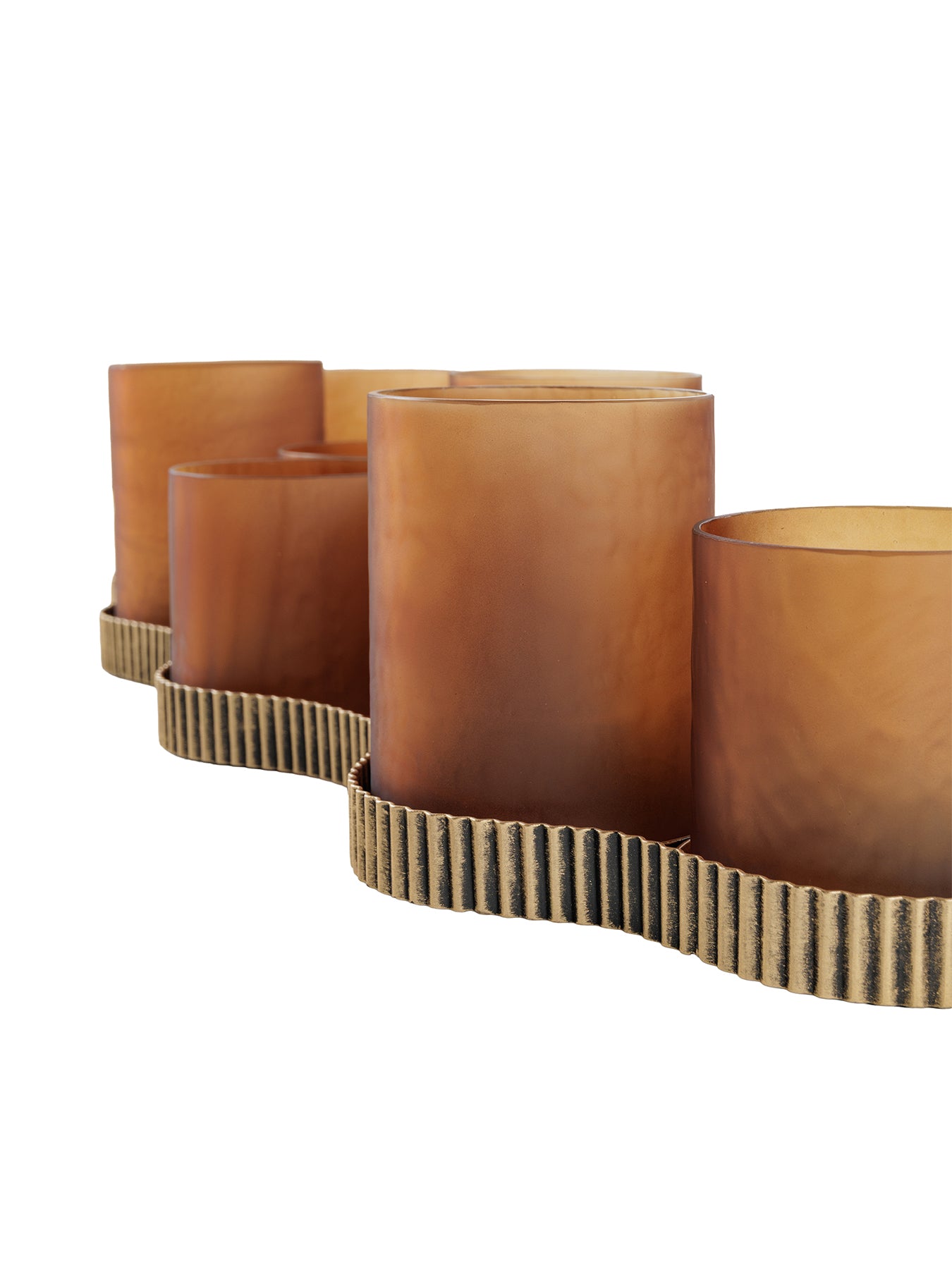 Belvedere 9 Light Candle Holder Gold