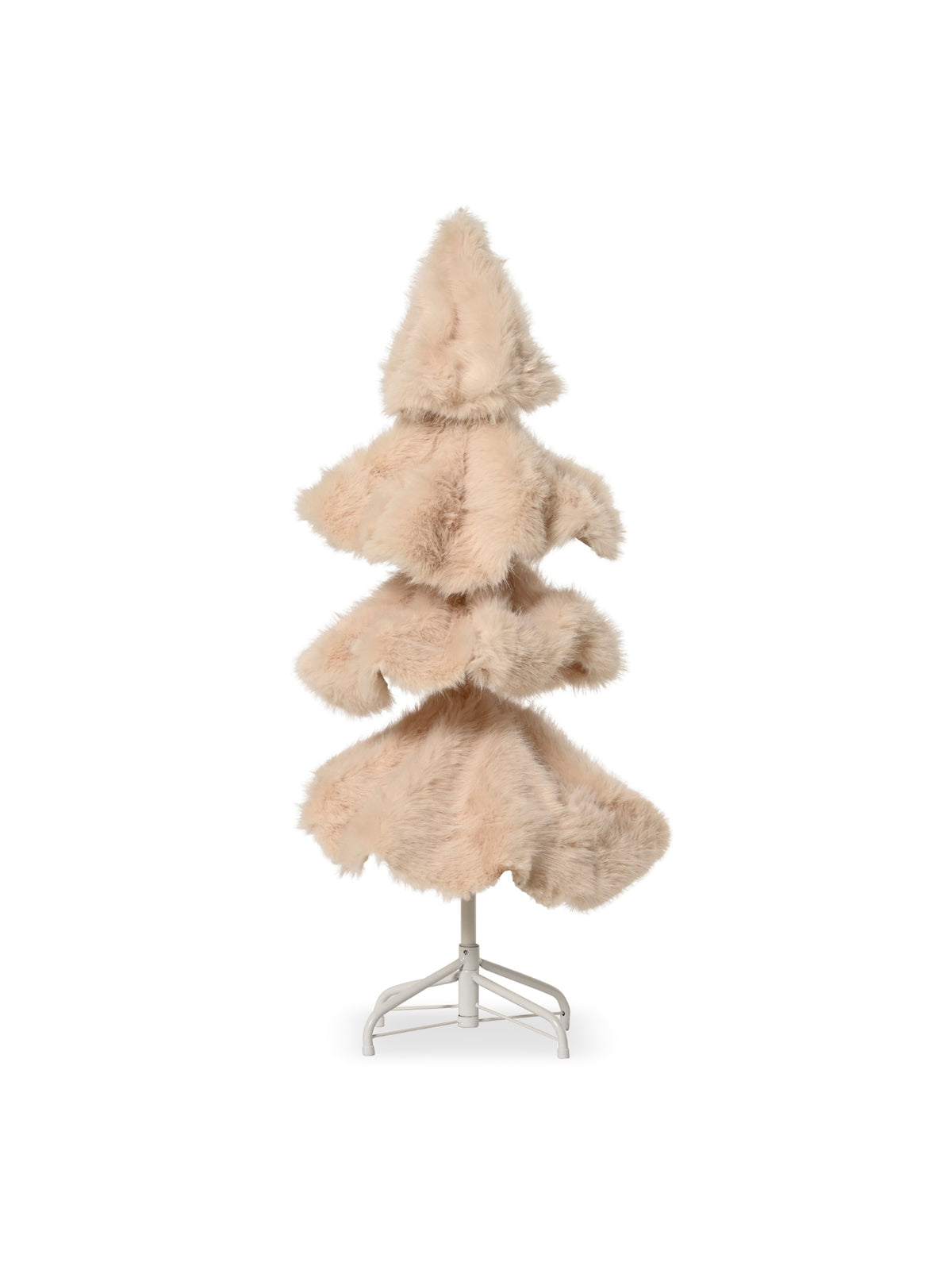 Faux fur skirt tree 4 layers 30cm metal base