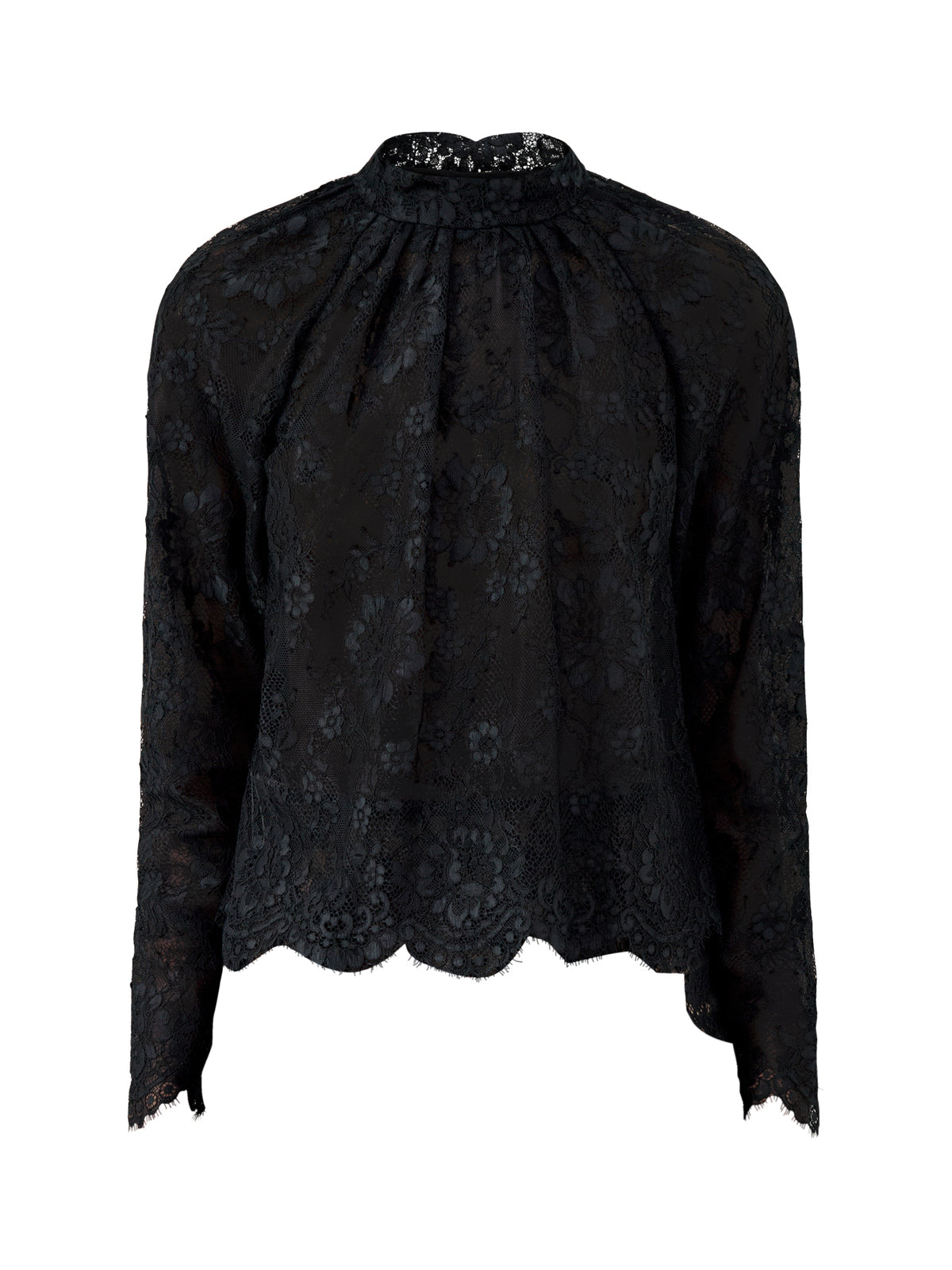 Lace Blouse Black