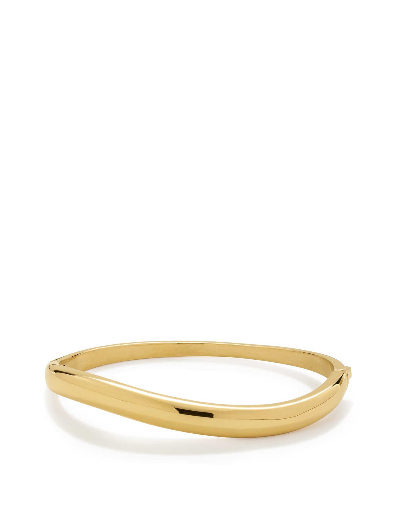 Wave Bangle 02 Gold
