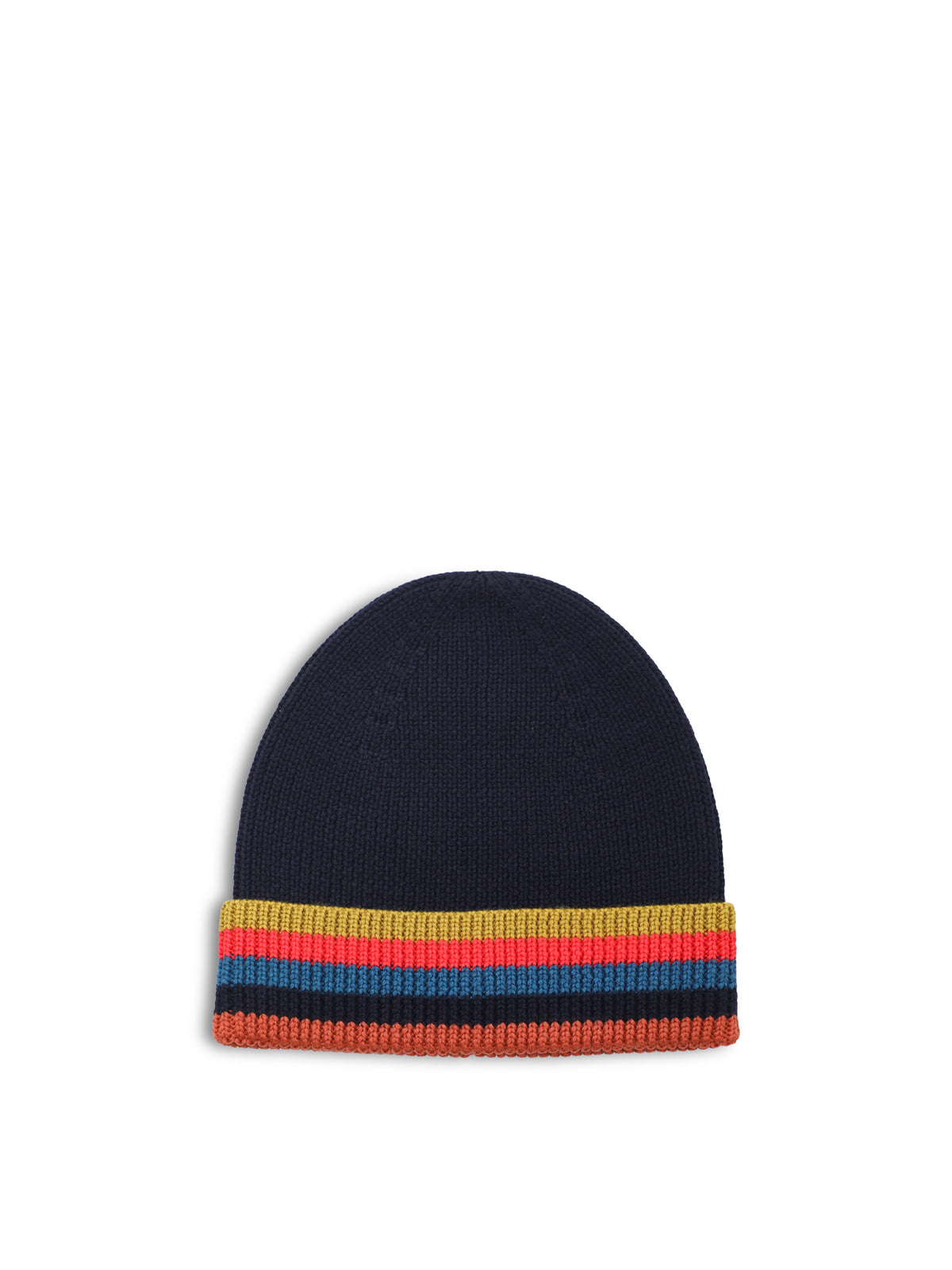 Artist Rib Merino Wool Beanie - Navy