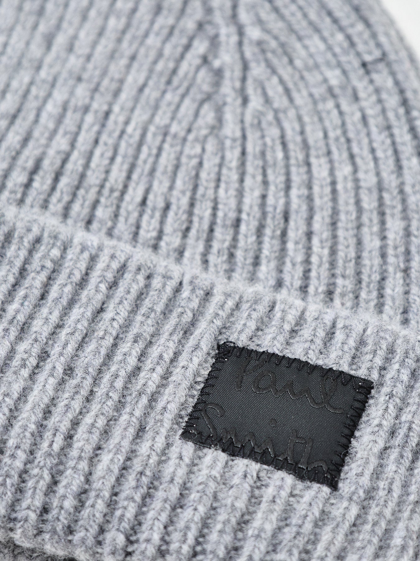 Cashmere And Merino Wool Beanie Grey
