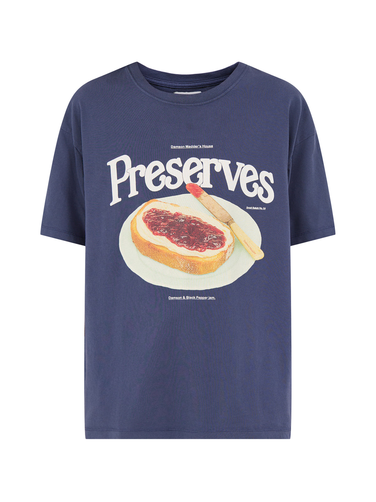Organic Cotton House Preserves Graphic T-Shirt - Blue