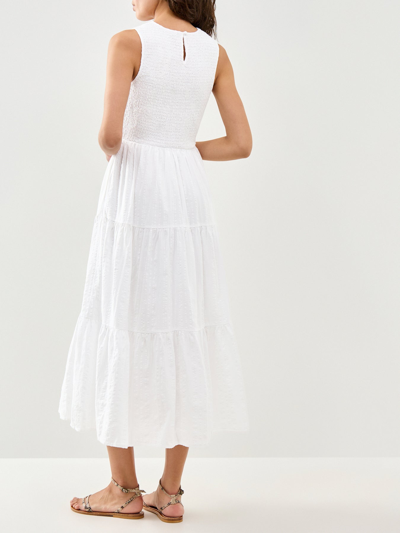 Charlie Midi Dress White