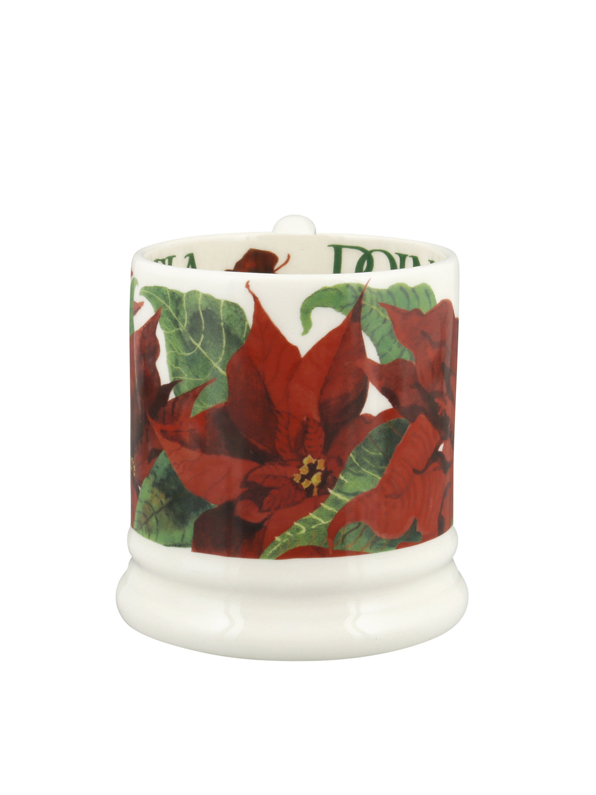 Poinsettia Half Pint Mug