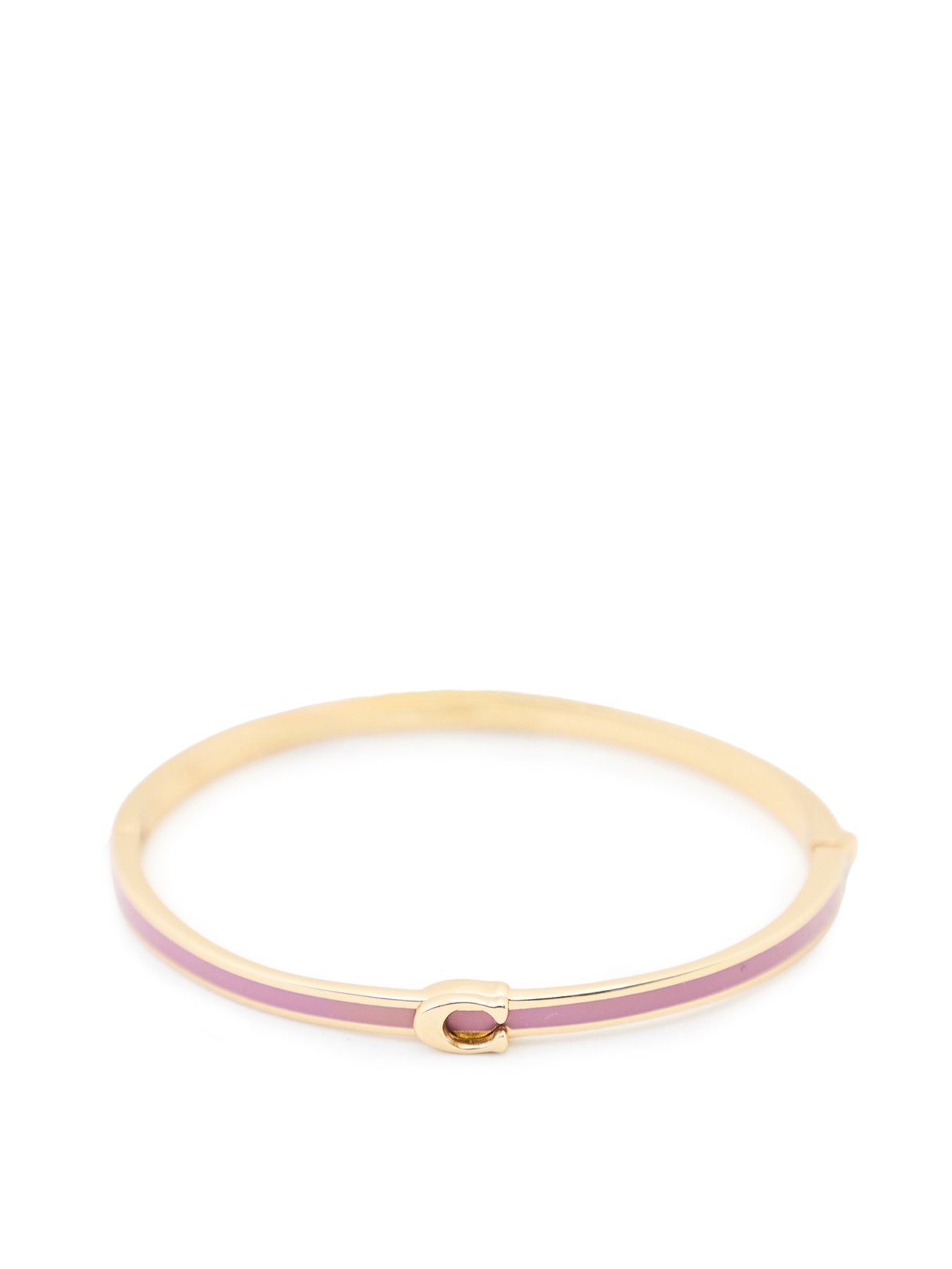 Enamel C Bangle Gold