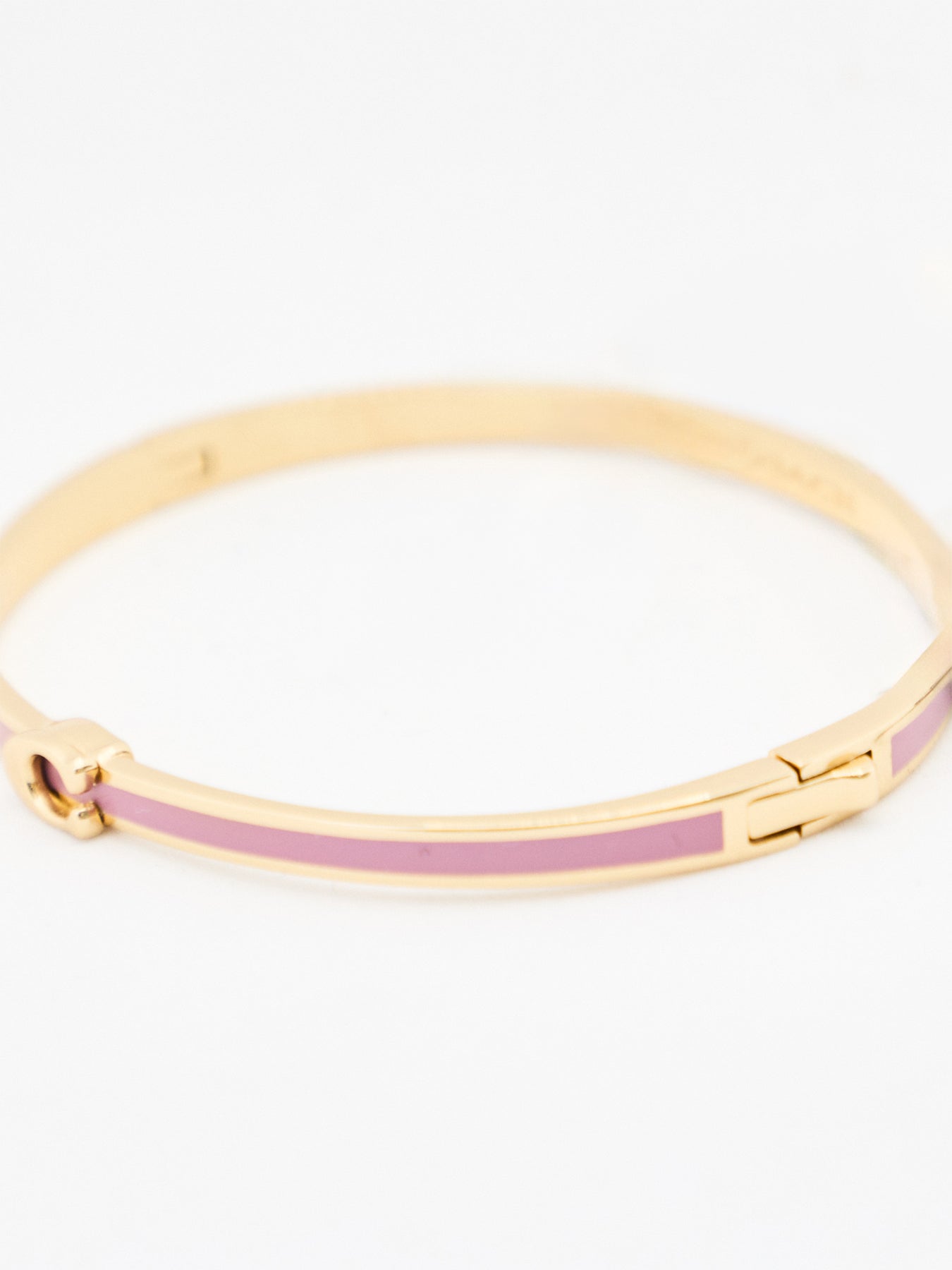Enamel C Bangle Gold