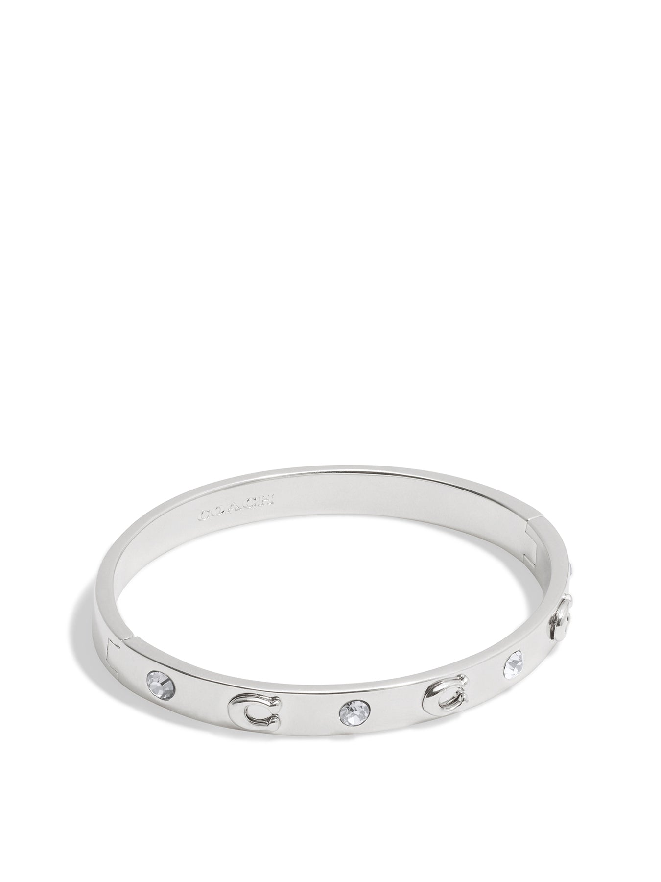 Hinged Bangle Silver