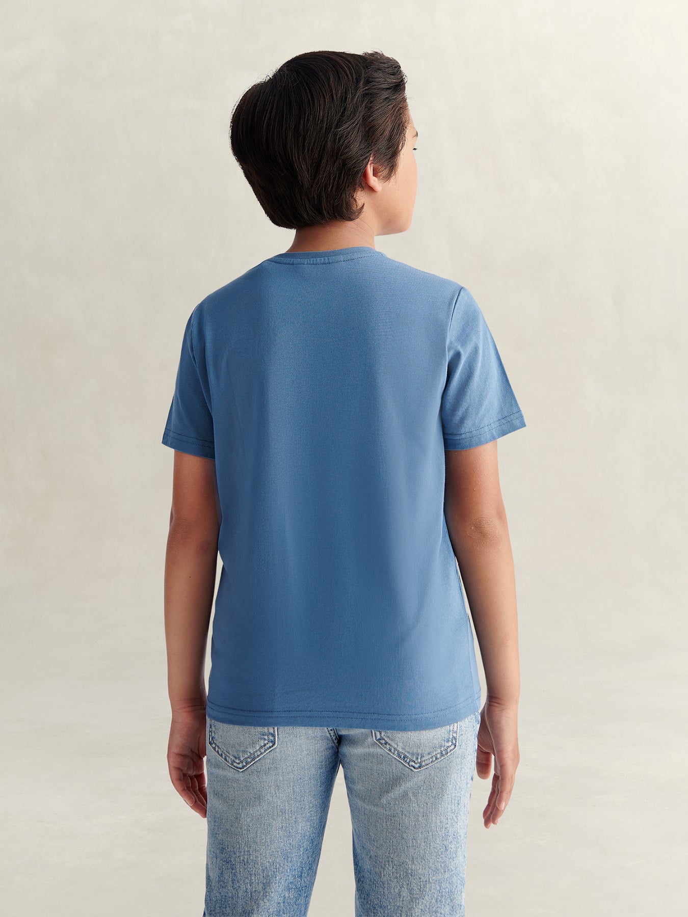 Kids' Shield Short Sleeve T-Shirt Blue