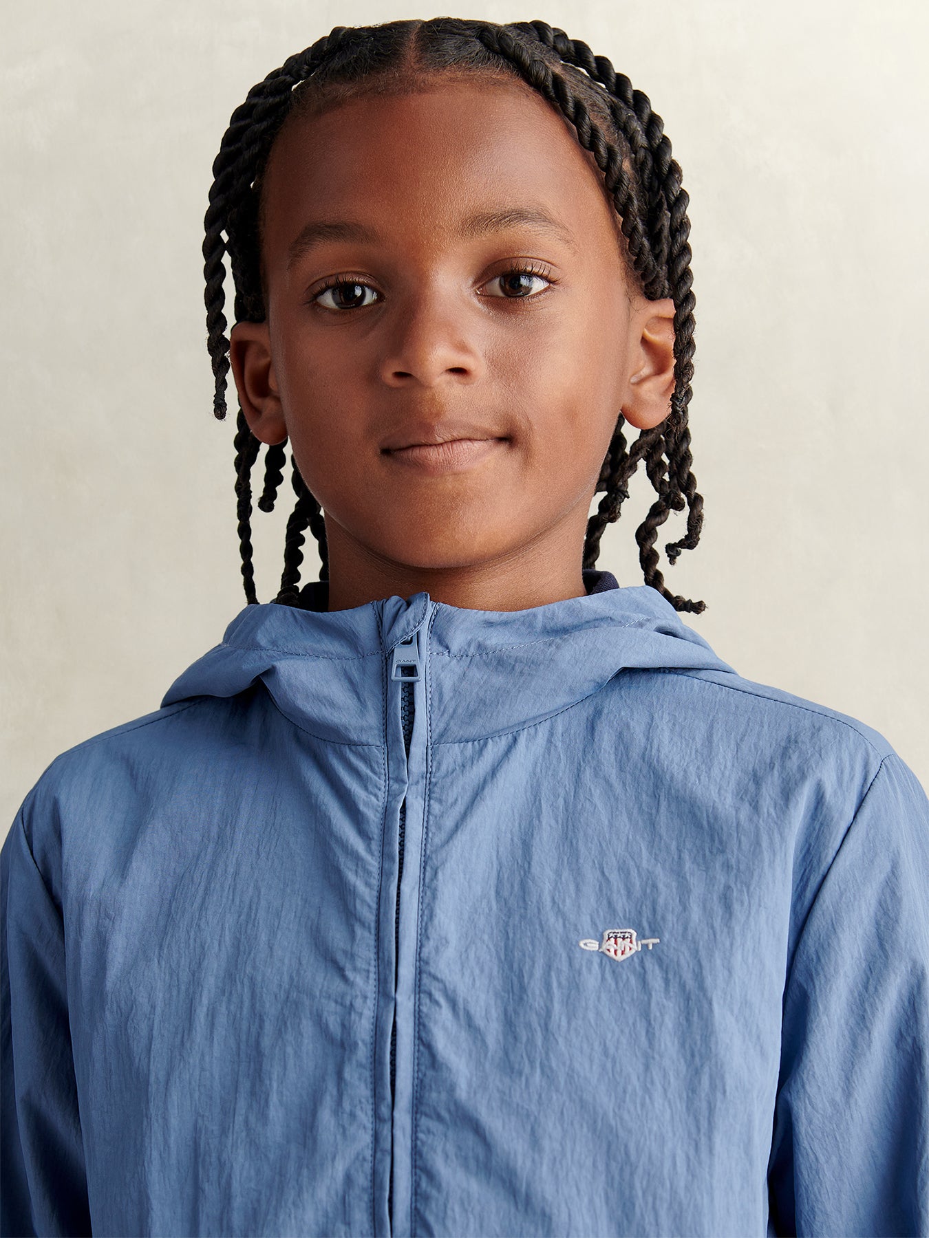 Kids' Lightweight Windbreaker Blue