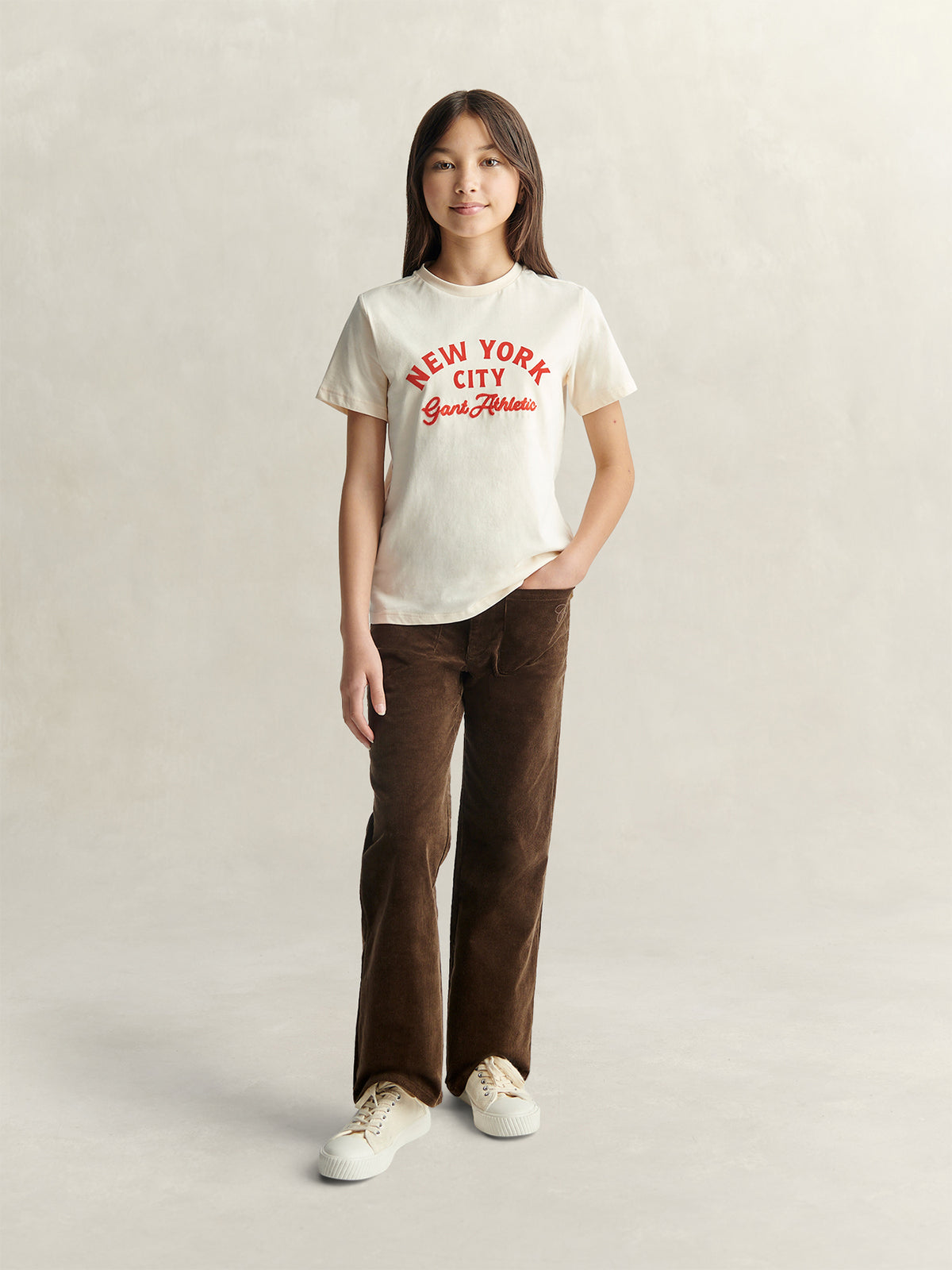 College Cotton Short Sleeve T-Shirt