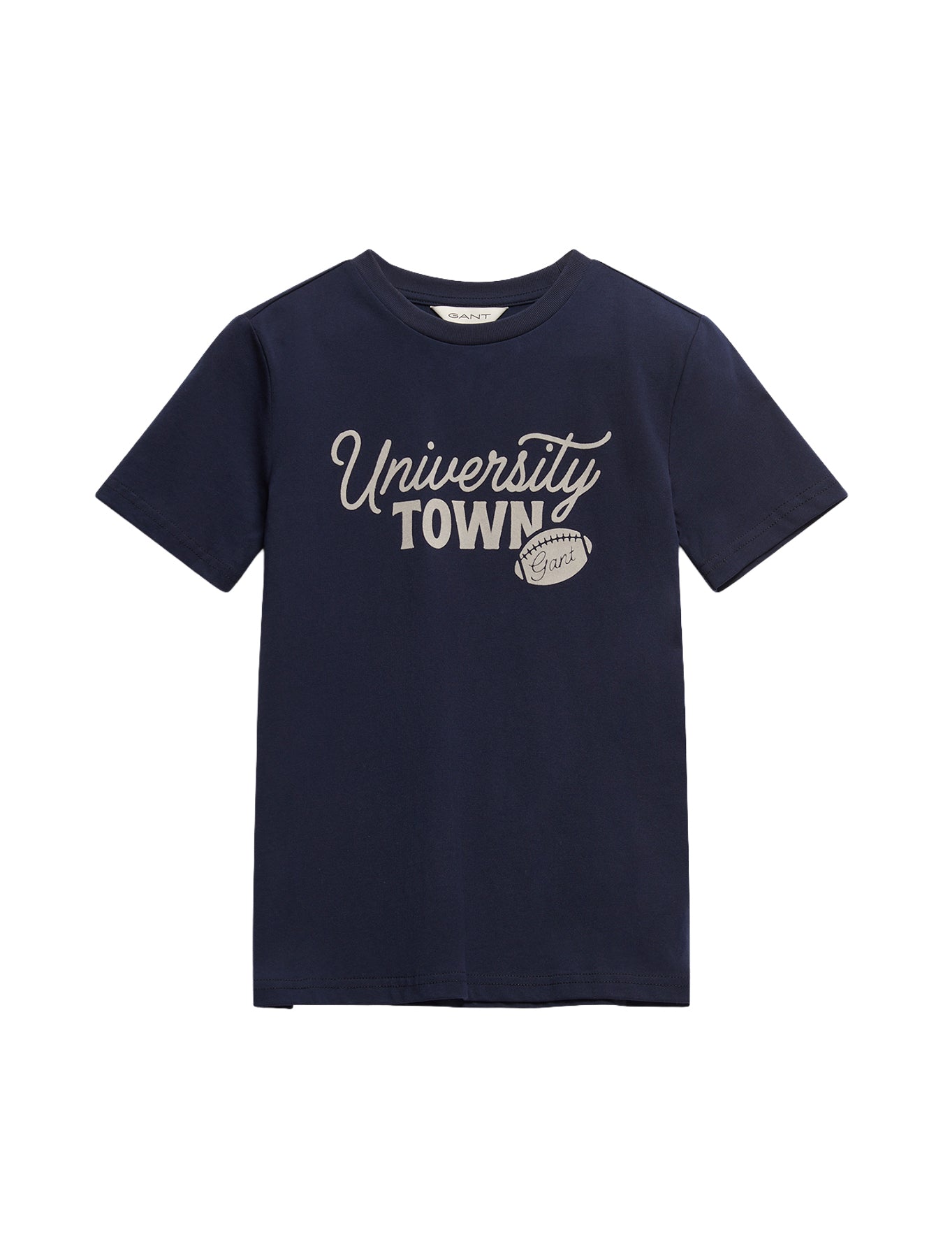University Town Cotton T-Shirt Navy