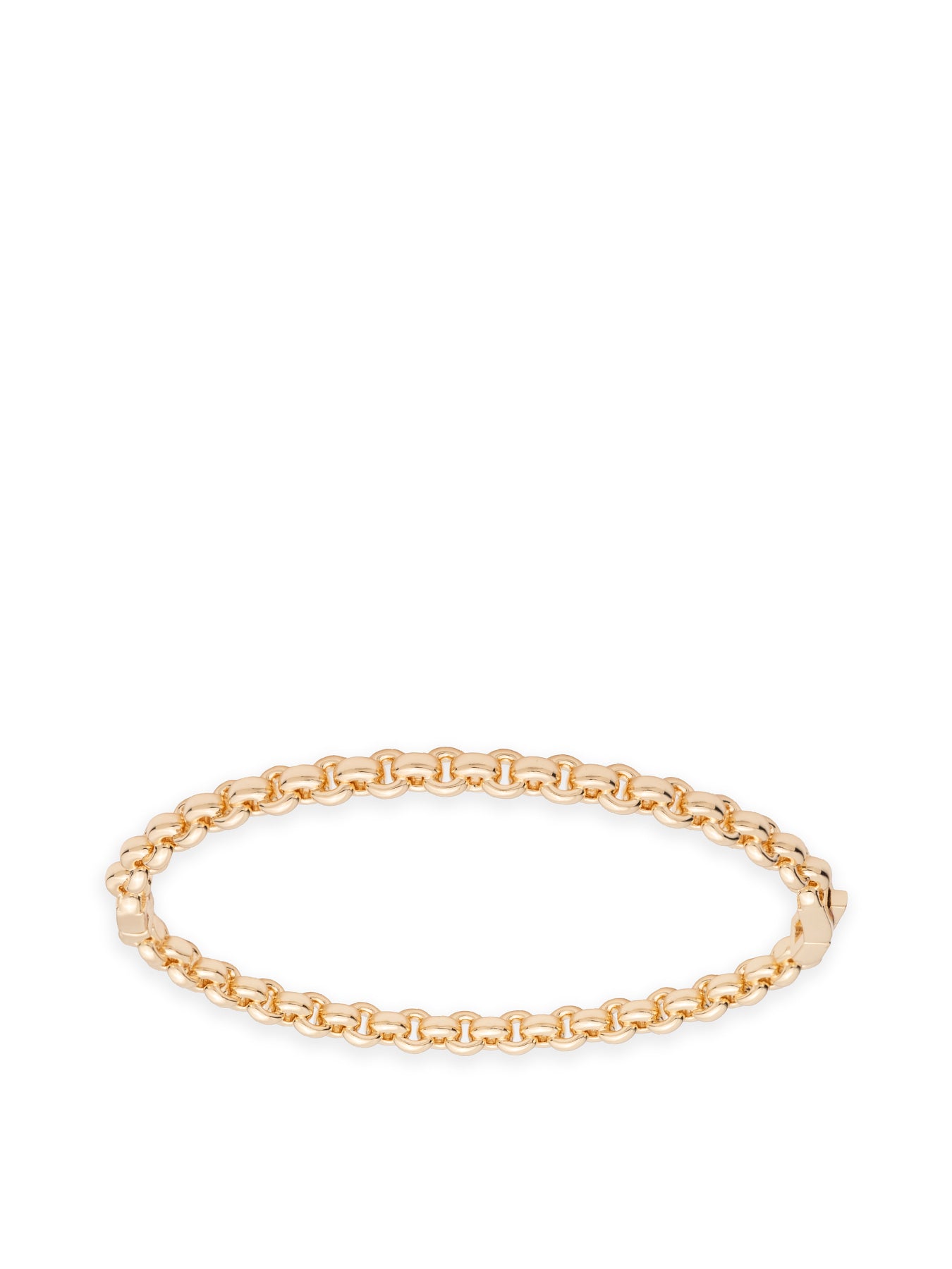 Beaded Stone Cuff Bangle Gold