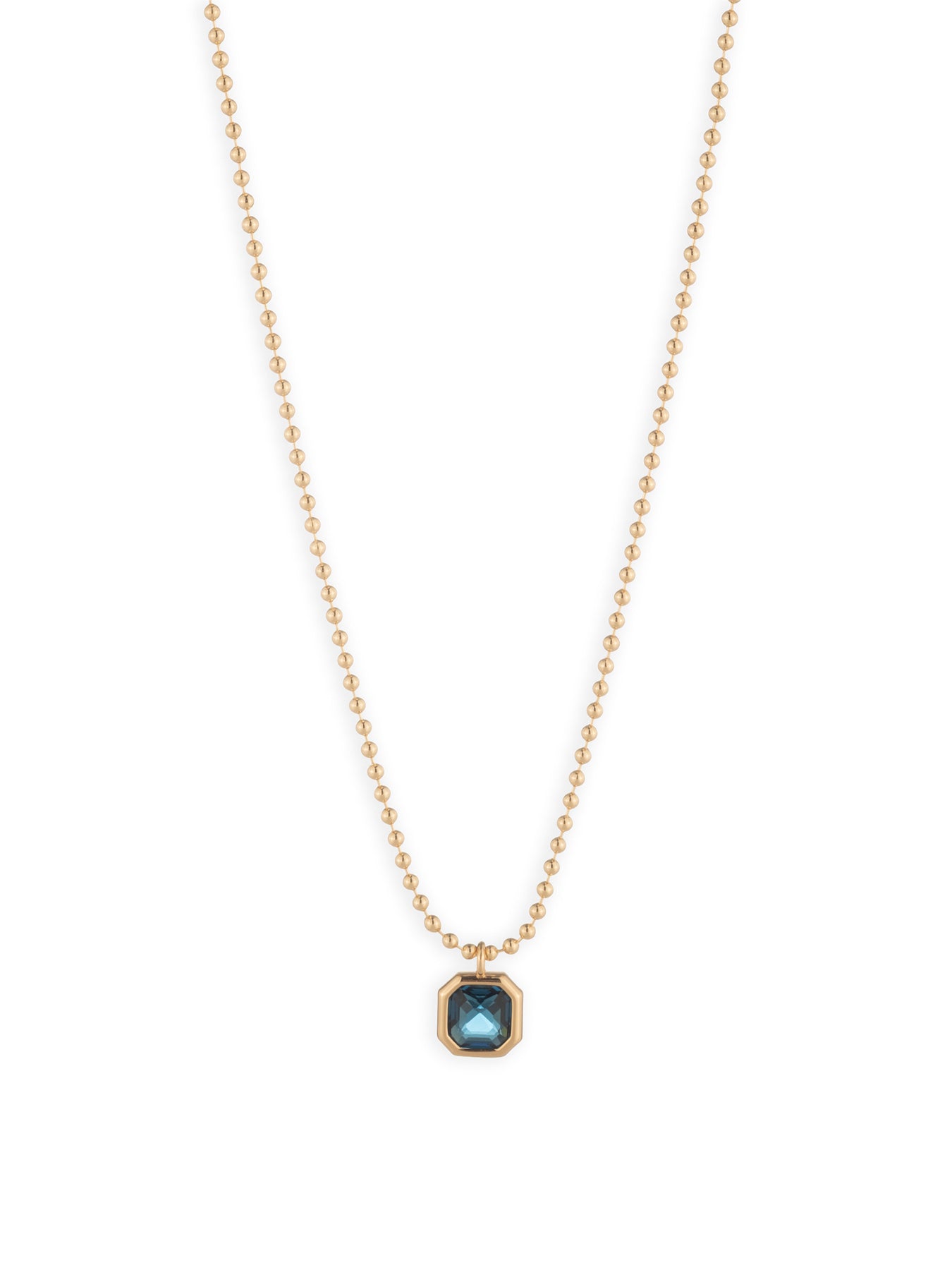 Pendant Necklace Blue