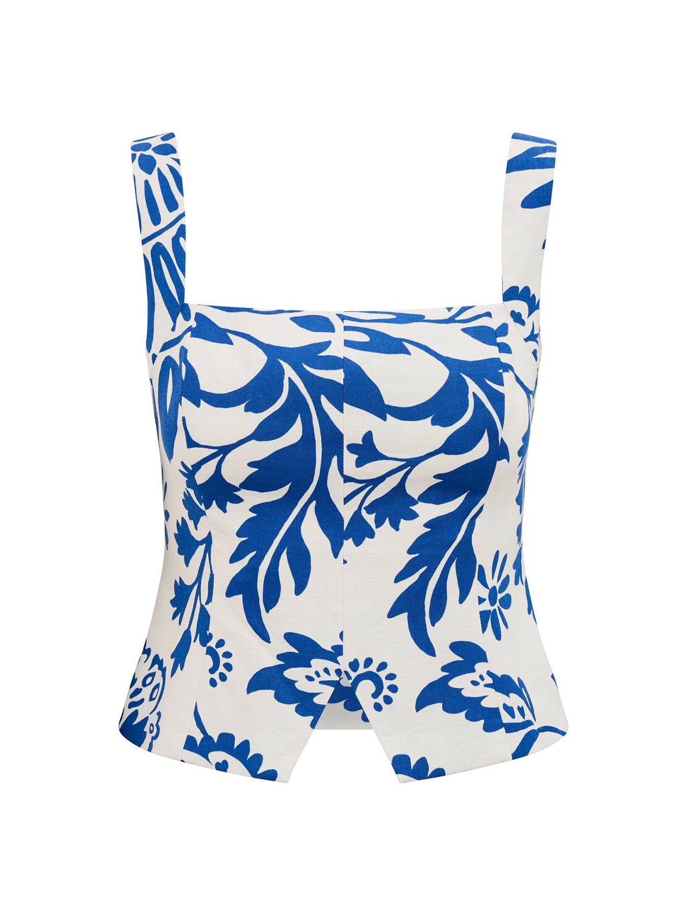 Darcy Printed Top Blue
