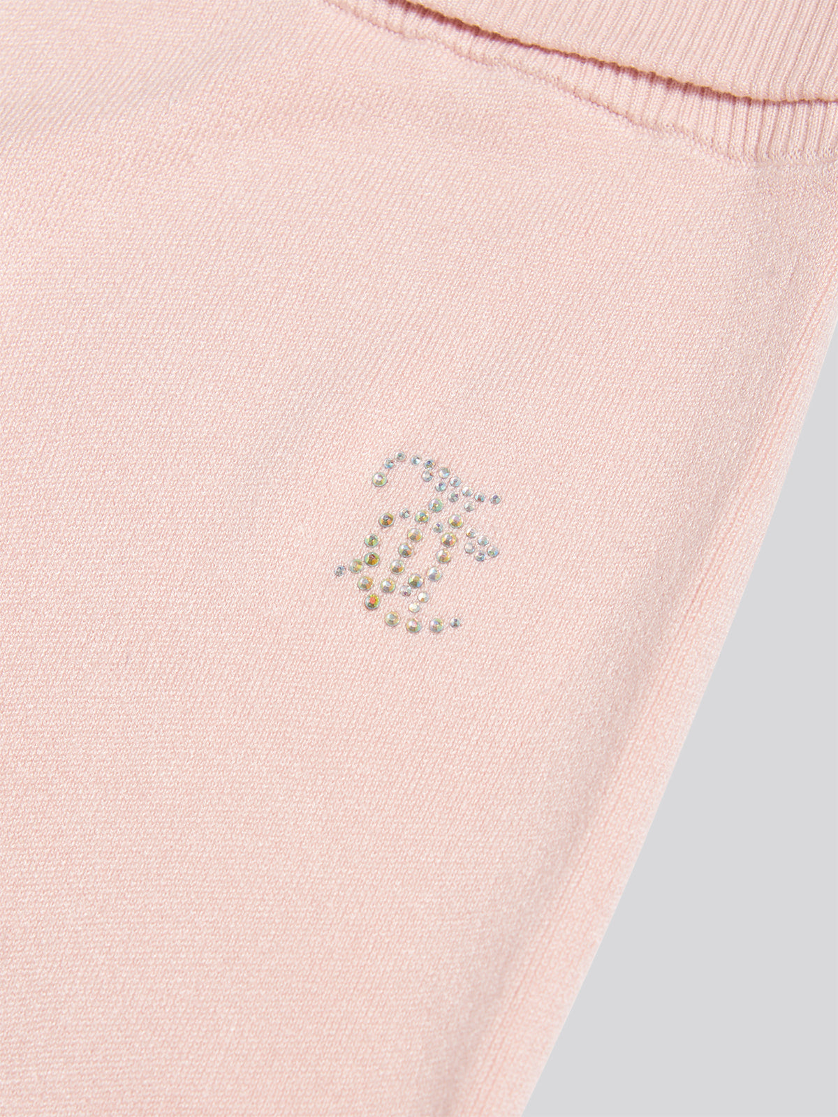 Knitted Turn-Over Waist Joggers - Lotus