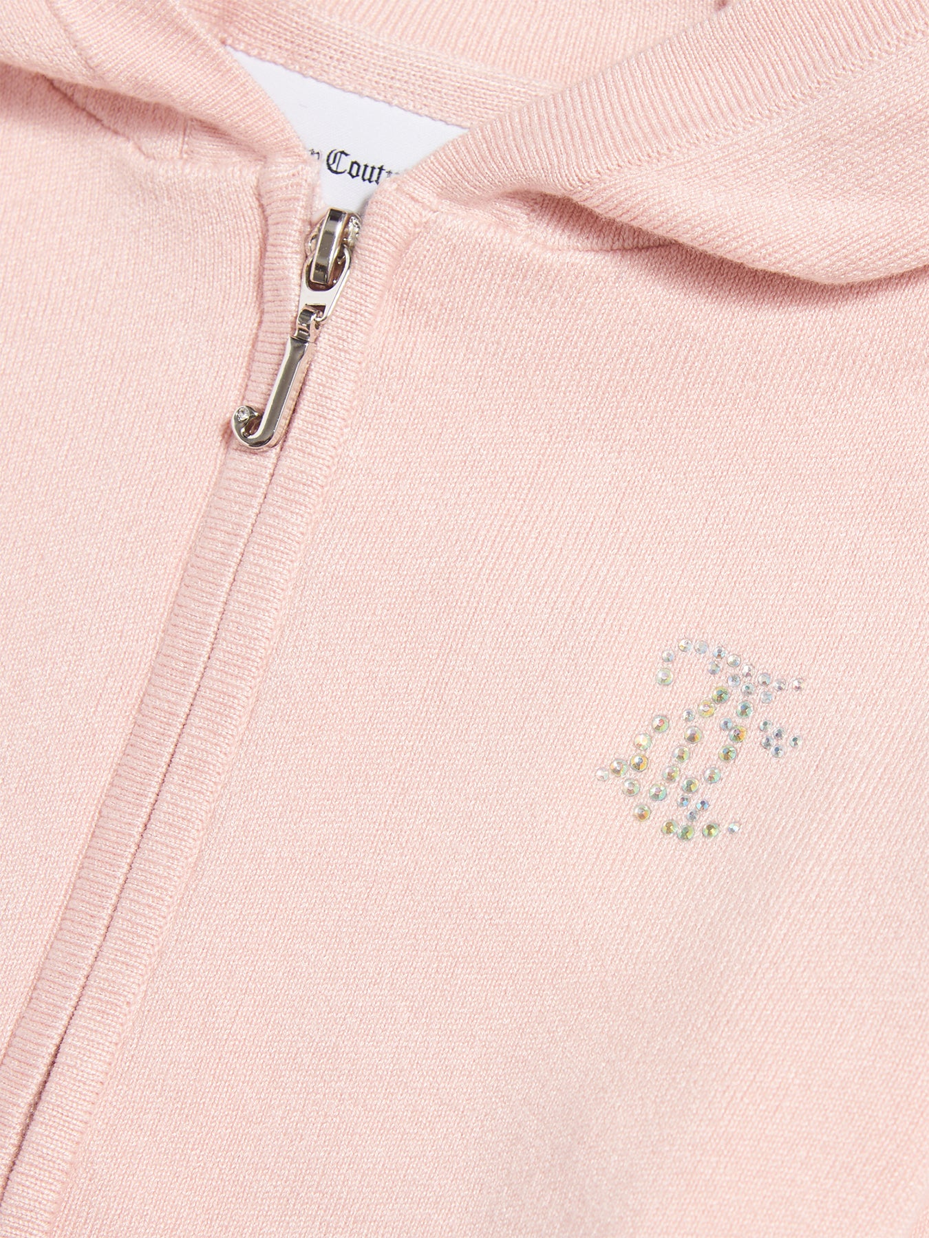 Knitted Zip-Through Hoodie - Lotus