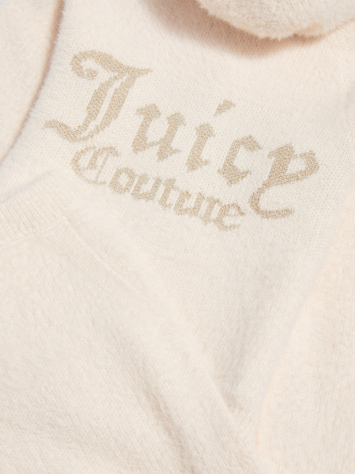 Fluffy Knit Cuffed Jogging Set- Dew